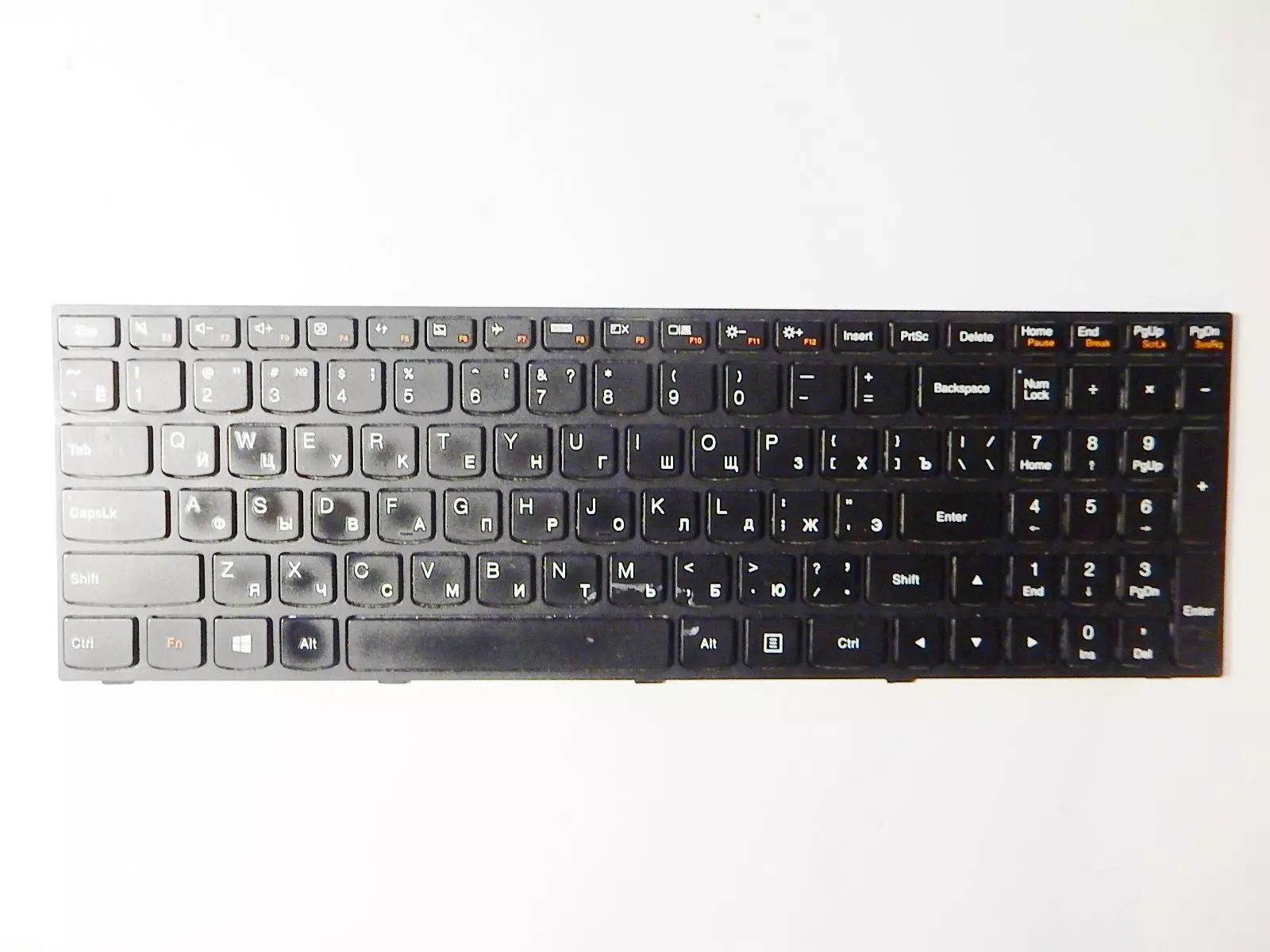 Клавиатура (неисправная на кнопки) 25214766 V-136520US1-RU PK1314K3A05 PK130TH3A05 Lenovo B50-30 G50-30 Z50-70