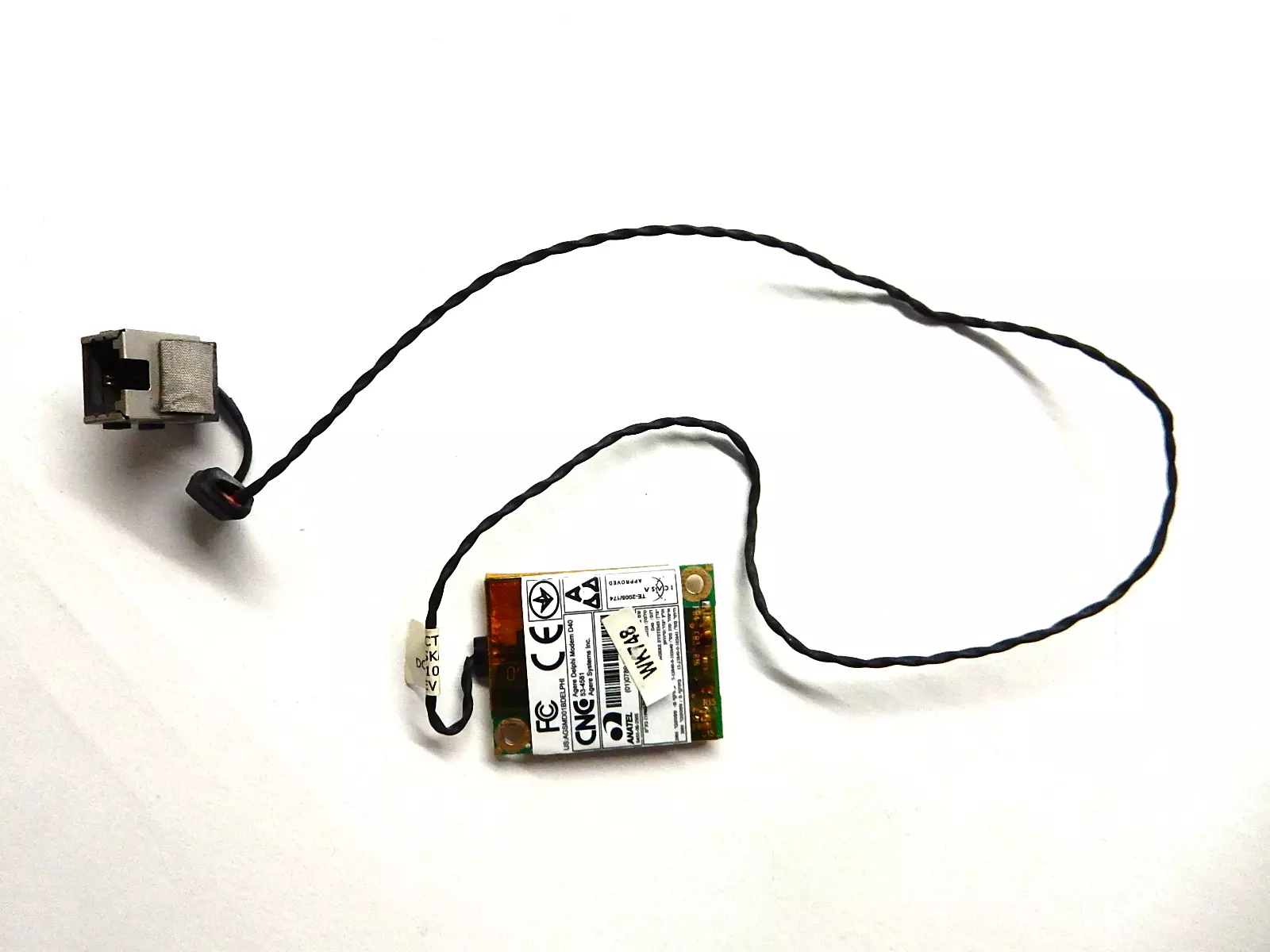 Модем ASI-DELPHI-D40 с шлейфом DC3010011O00 REV 1.0 Toshiba Satellite A200-1S5