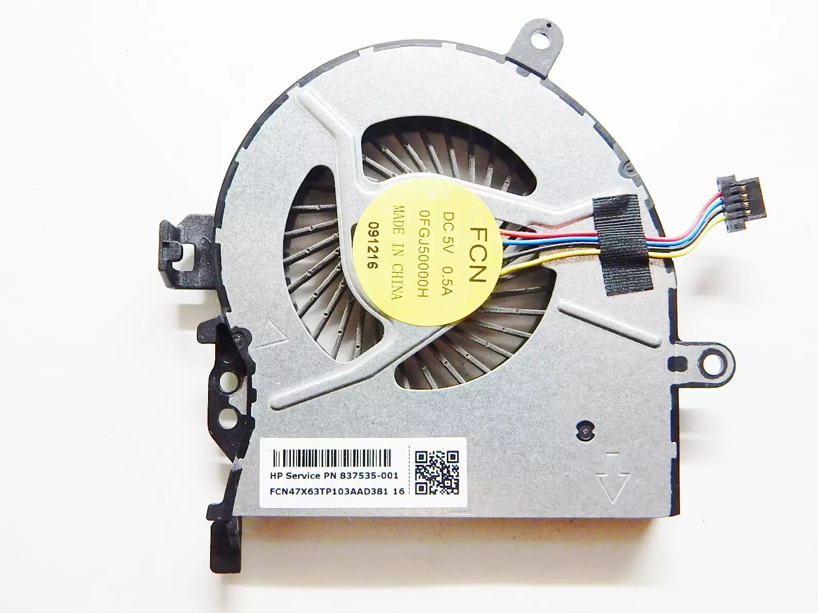 Вентилятор FCN 0FGJ50000H 837535-001 FCN47X63TP103 HP ProBook 450 470 G3