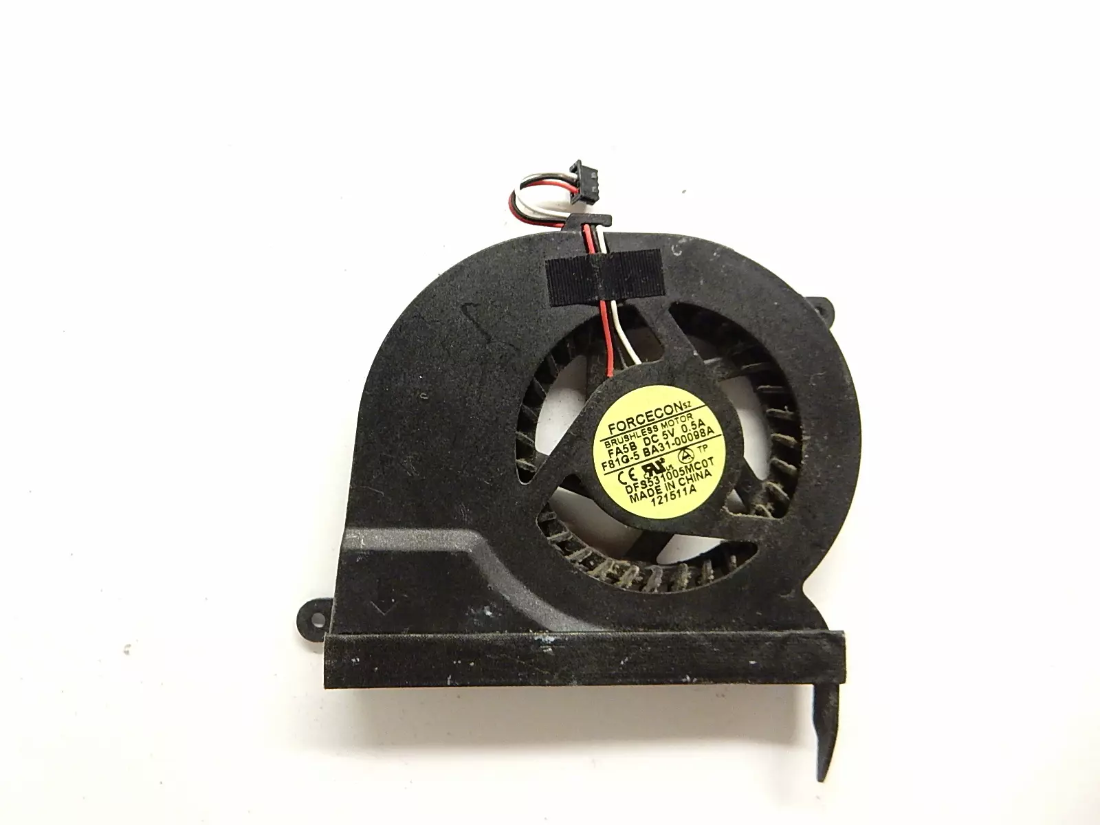 Вентилятор FORCECON BRUSHLESS F81G-5 DFS531005MC0T BA31-00098A Samsung NP- RV409 RV411 RV415 RV420 RV509 RV511 RV513 RV515 RV520