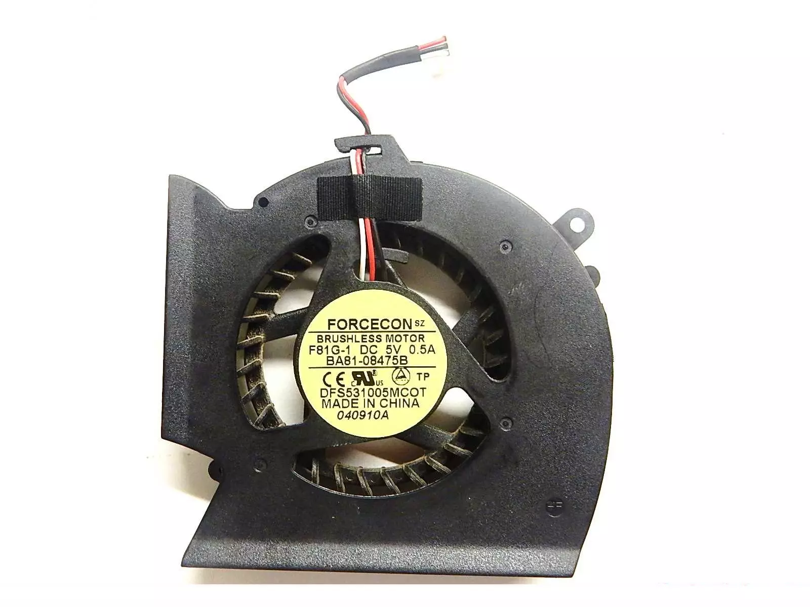 Вентилятор FORCECON F81G-1 BA81-08475B, DFS531005MCOT Samsung R523 R525 R528 R530 R538 R540 R580 R590 RV508 RV510 E352