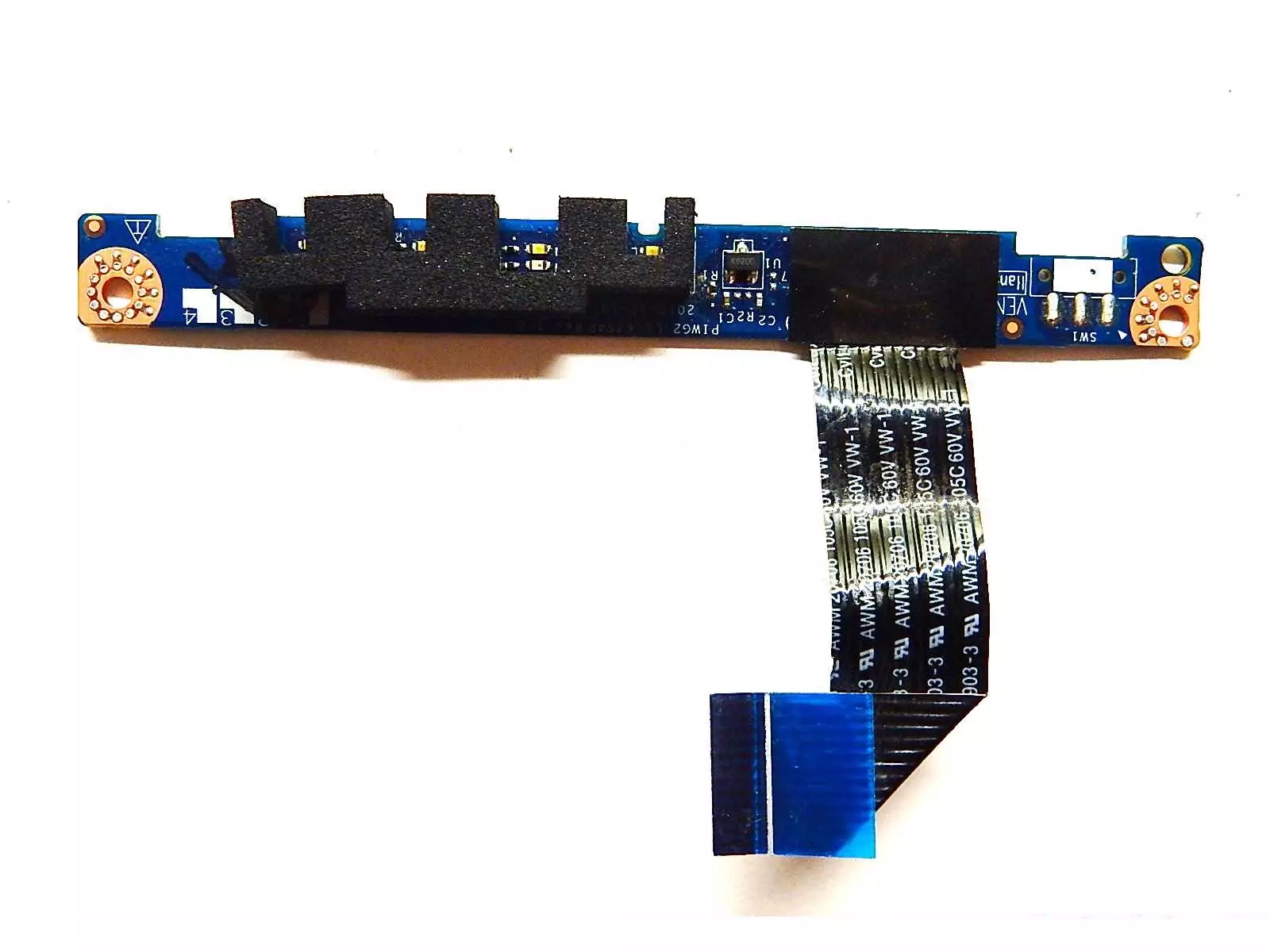 Плата LED индикации на шлейфе PIWG2 NBX0000SP00 CV LS-6754P для Lenovo G570 G575