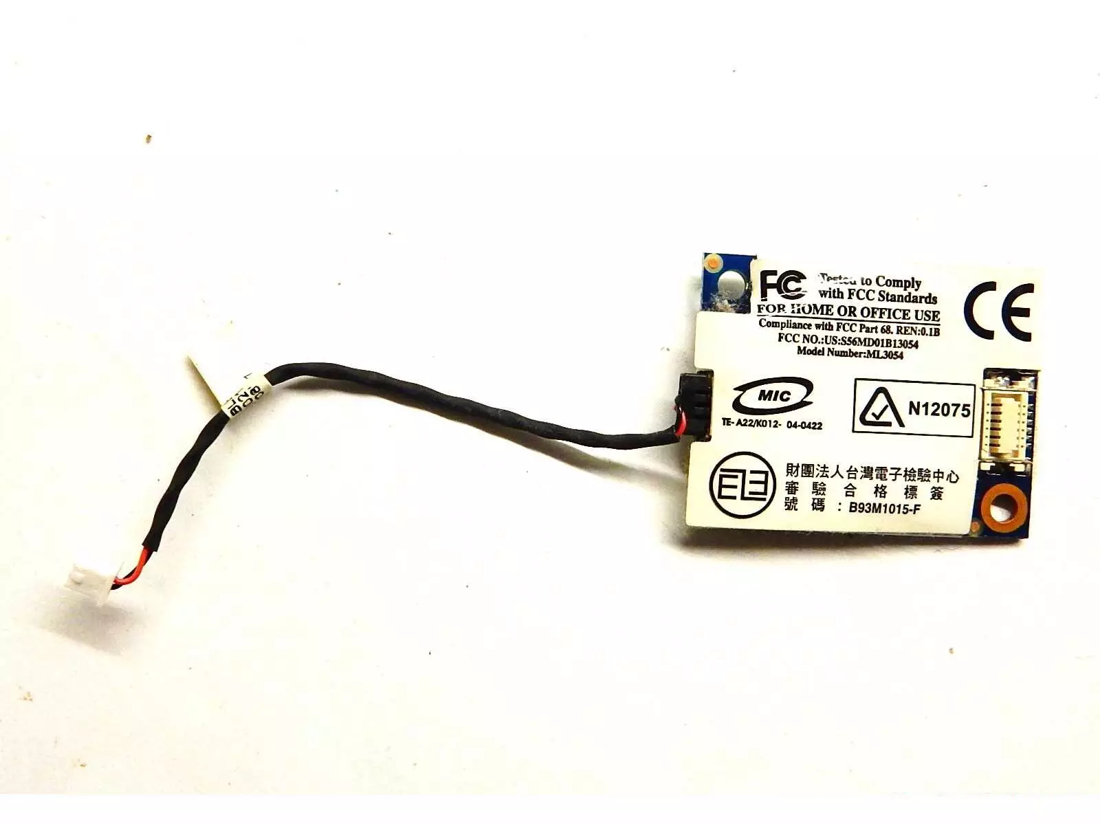 Модем MOTOROLA ML3054 с шлейфом 14G140089021 Asus X57V C90S X56K