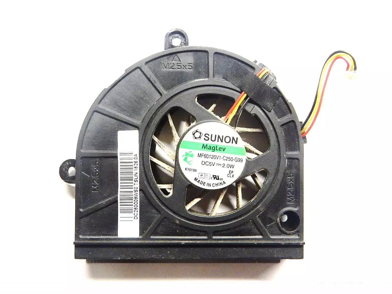 Вентилятор SUNON MagLev MF60120V1-C250-G99 Asus K33 X53 A53 K43 Acer Aspire 5250 5253 5333 5336 5733 5736 5251 5252 5551 5551 5552 5741 5742, eMachines E442 E443 E529 E640 E64 и др