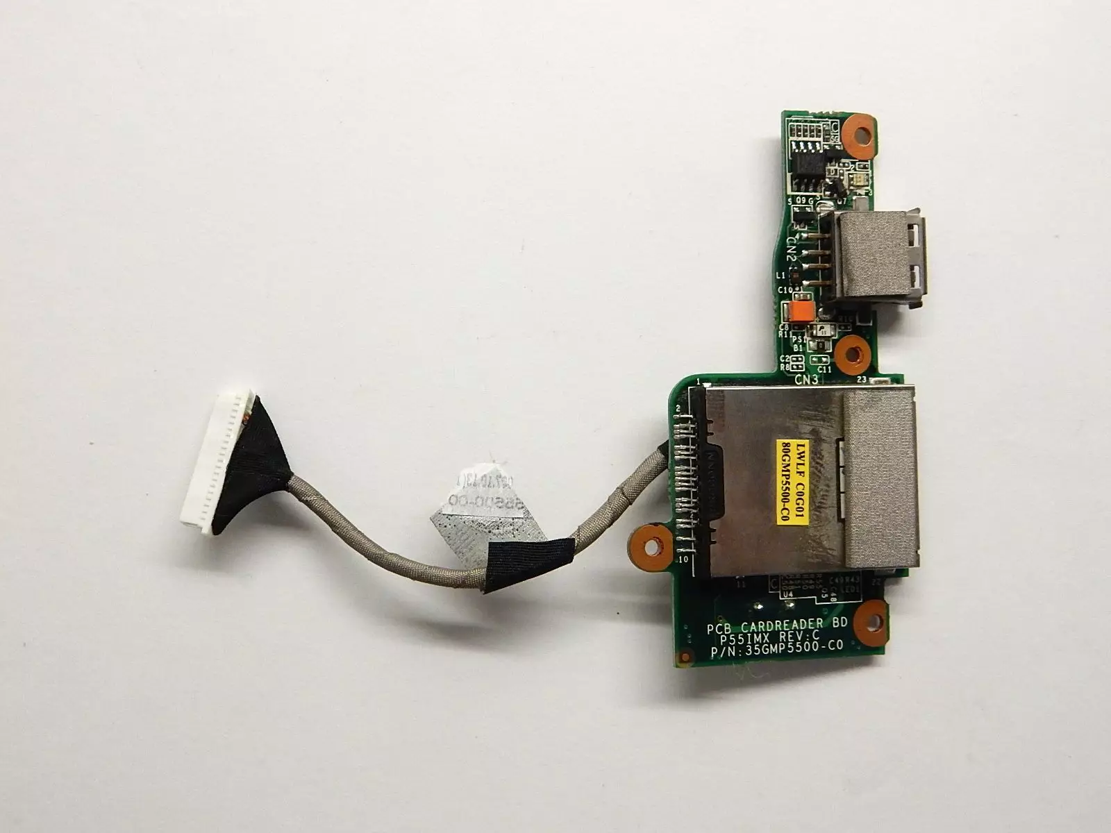 Доп плата USB, картридера P55IMX REV:C 35GMP5500-C0 с шлейфом 29GP55088-10 Fujitsu Siemens Amilo Xi 2428