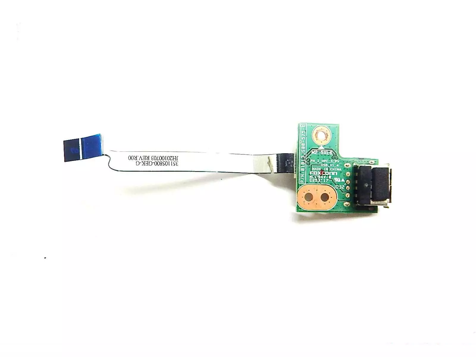 Плата USB с шлейфом 01013JS00-575-G, 351105800-GEK-G JH20100703 REV.R00 для HP G62 CQ62