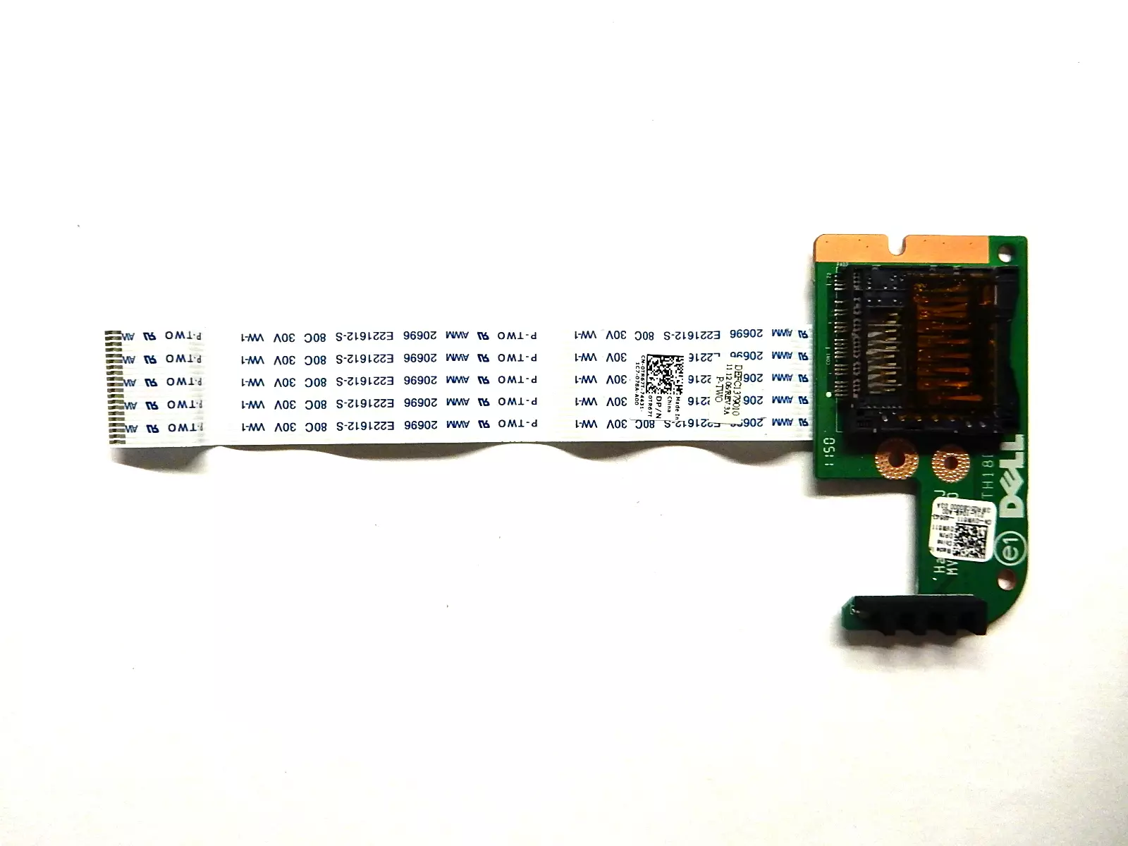 Плата картридера и LED индикации DAR05TH18D0 REV: D 0VM611 с шлейфом DEFC1379010 0TR67T Dell Inspiron 14z-N411z (P23GF, P23G001)