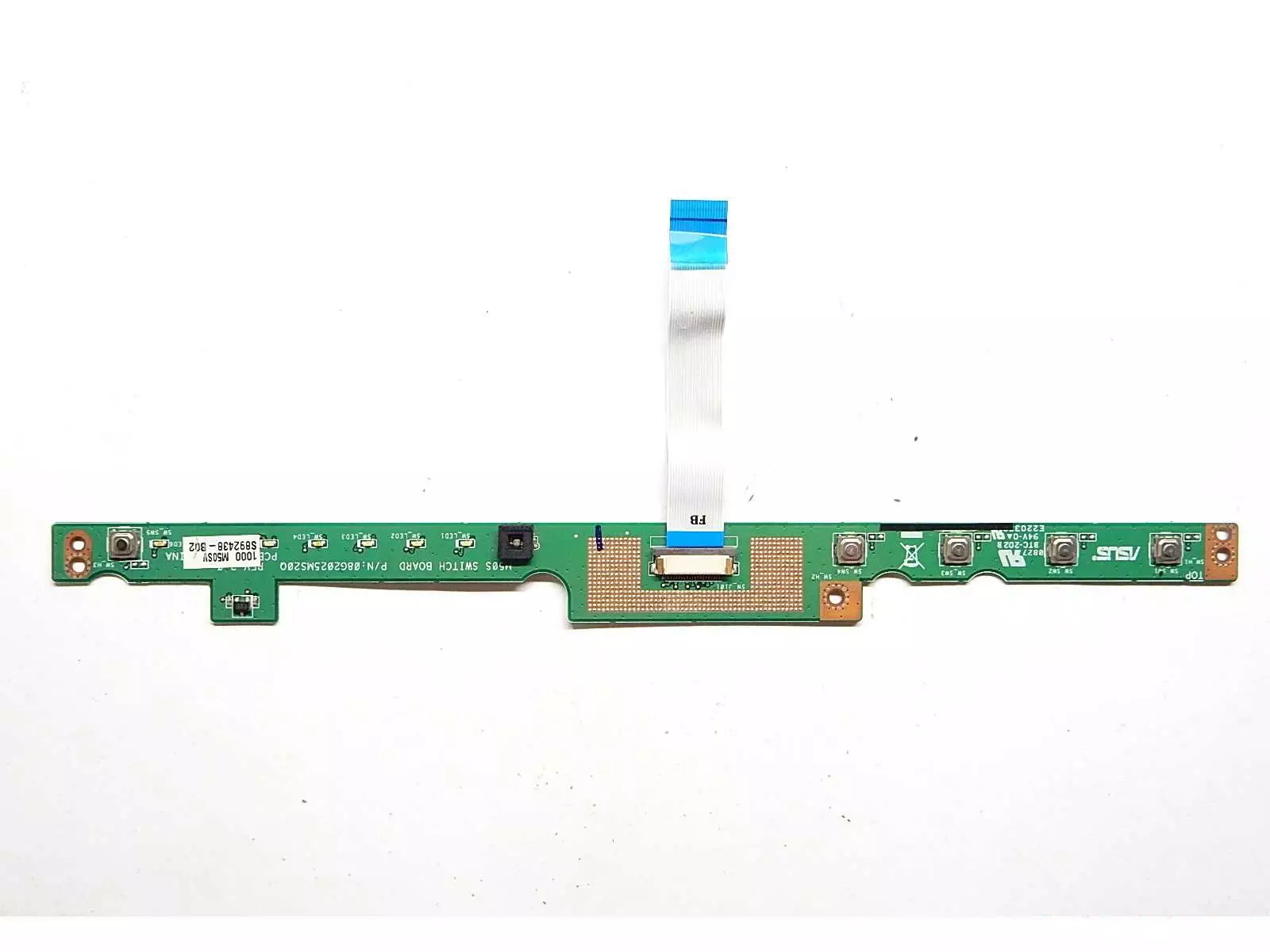 Плата кнопок включения, управления, LED индикации M50S SWITCH BOARD 08G2025MS20Q E220370 S892438-B02 с шлейфом Asus M50 M70 L50 G50 X55 X57 PRO58S
