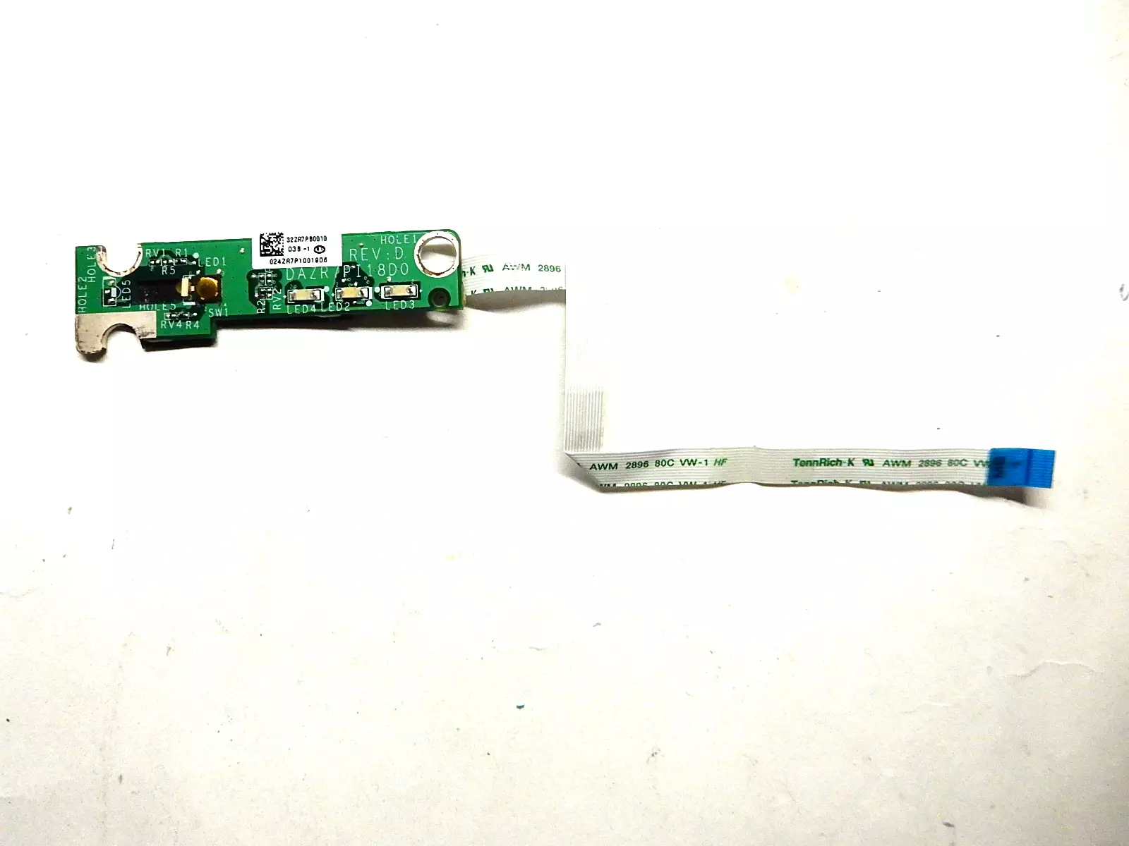 Плата кнопки включения DAZR7PI18D0 REV:D 32ZR7PB0010 с шлейфом DEFC1499006 Acer Aspire 5745G 5553 5625 5820