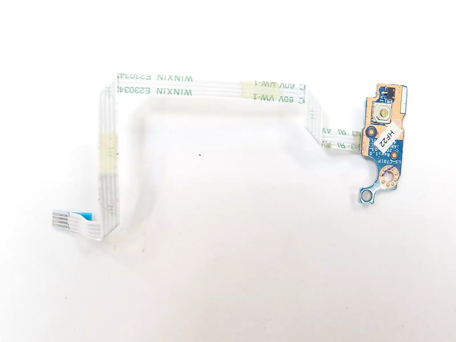 Плата кнопки включения LS-C701P REV: 1.0 с шлейфом AHL50 NBX0001TZ00 HP 15-af016ur и др HP 15-a серии