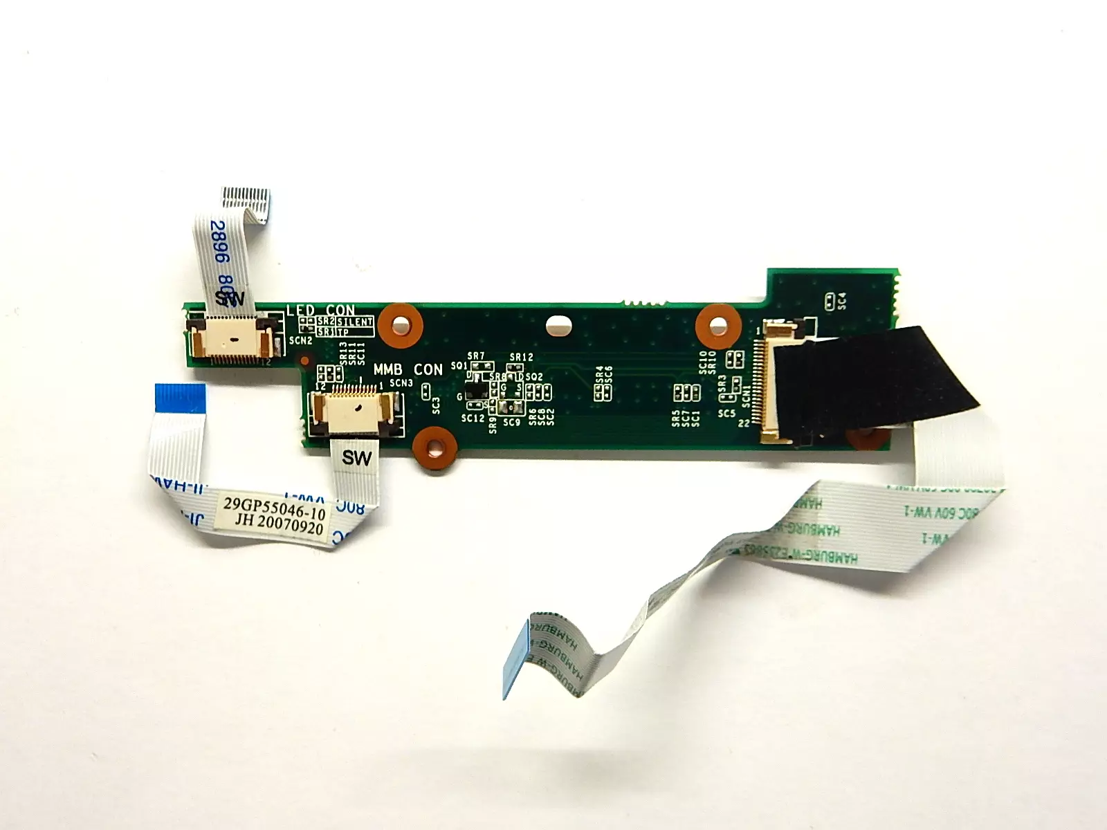 Плата кнопки включения с шлейфами PCB SW P55IMX REV:01 35G5P5500-10 Fujitsu Siemens Amilo Xi 2428