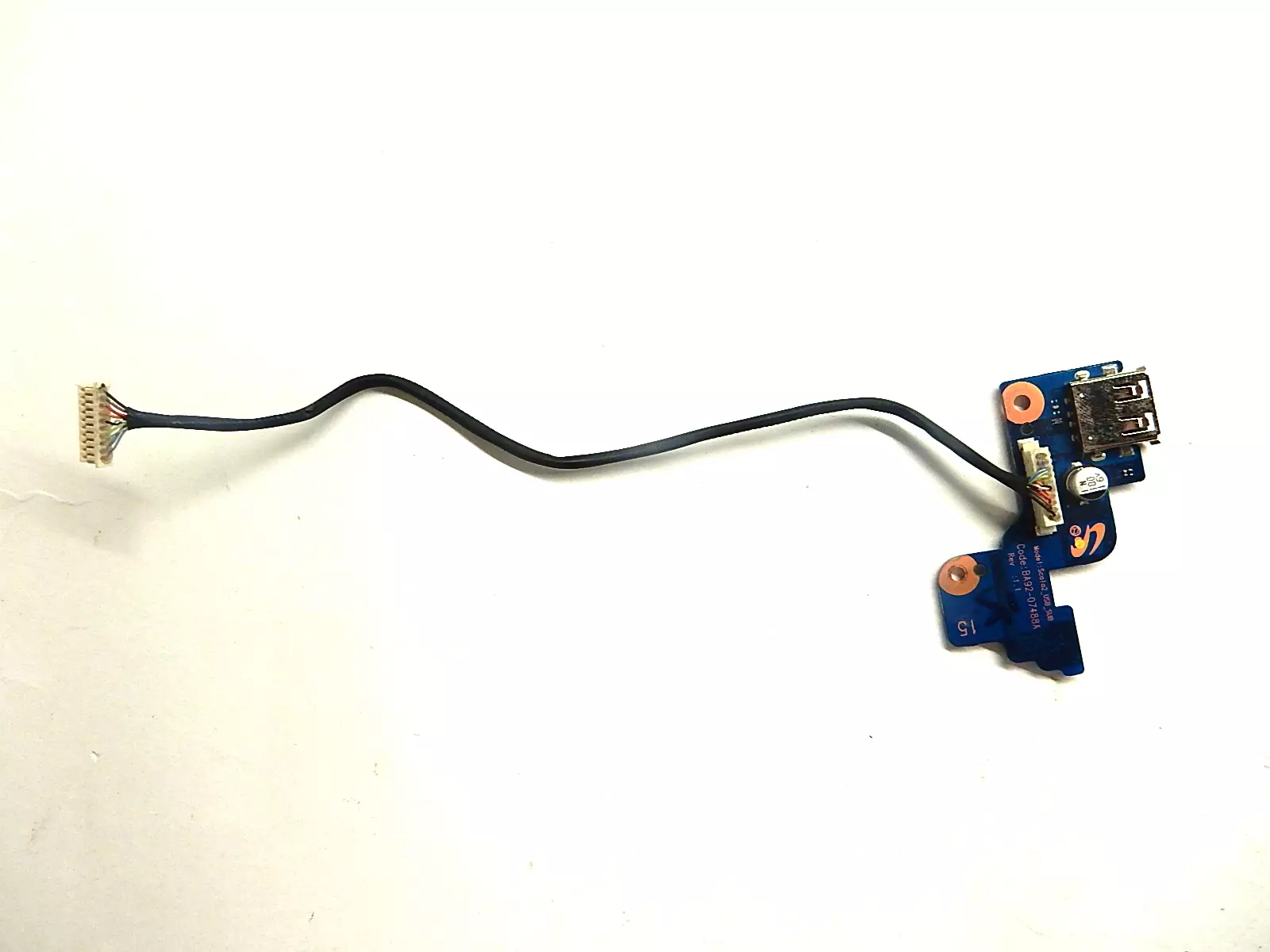 Плата кнопки включения, USB BA92-07488A с шлейфом Samsung NP- RV515 RV520