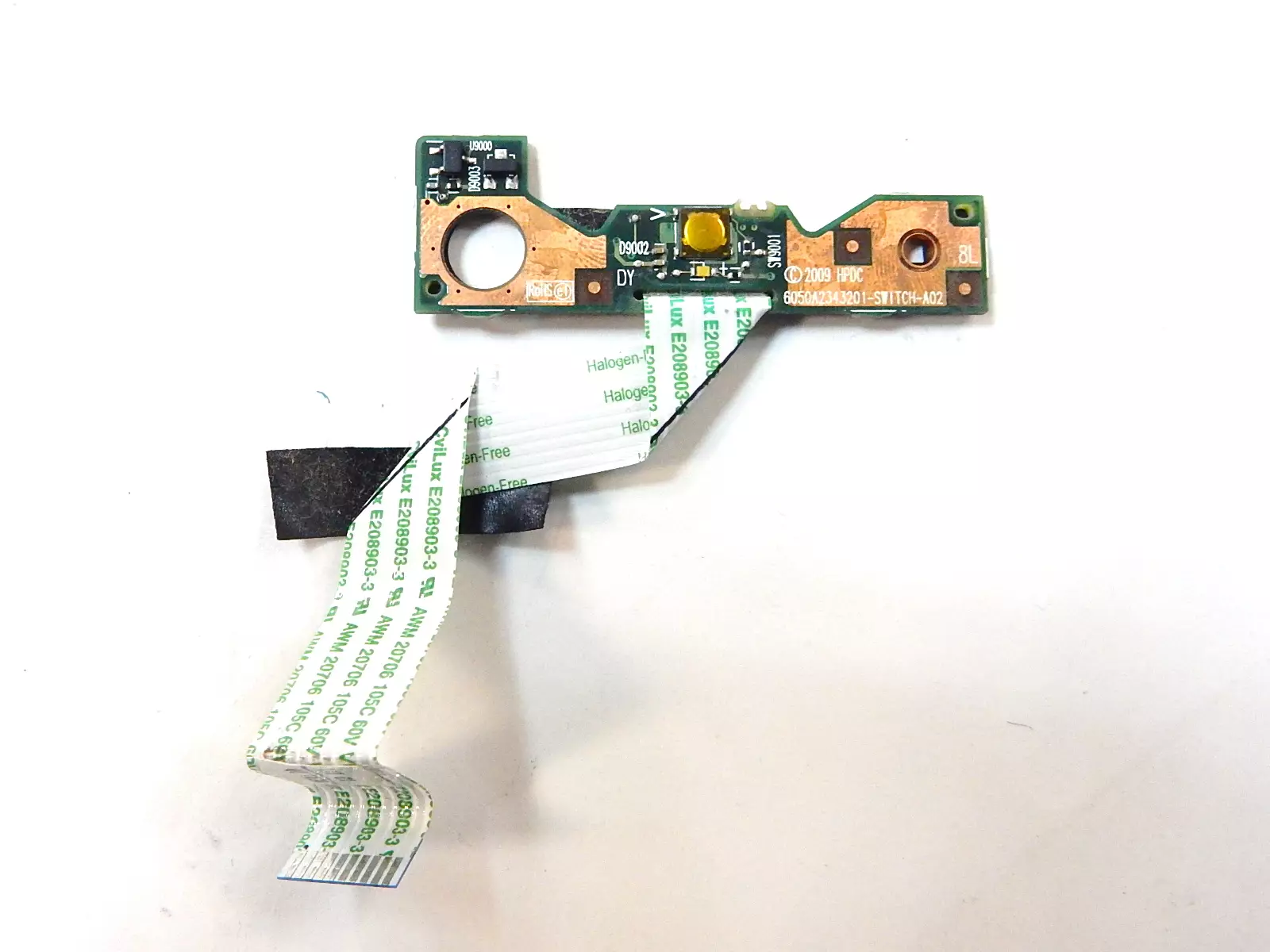 Плата кнопки включения с шлейфом 6050A2343201-SWITCH-A02 для HP 620 625