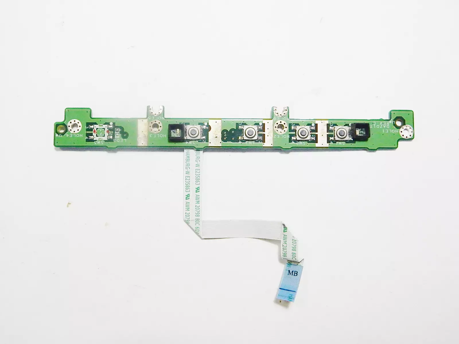 Плата кнопок управления с шлейфом S8W6D04C1-02 33ZD1LB0000-C3A DAZD1TH16C0 REV: C Acer Aspire 5920G