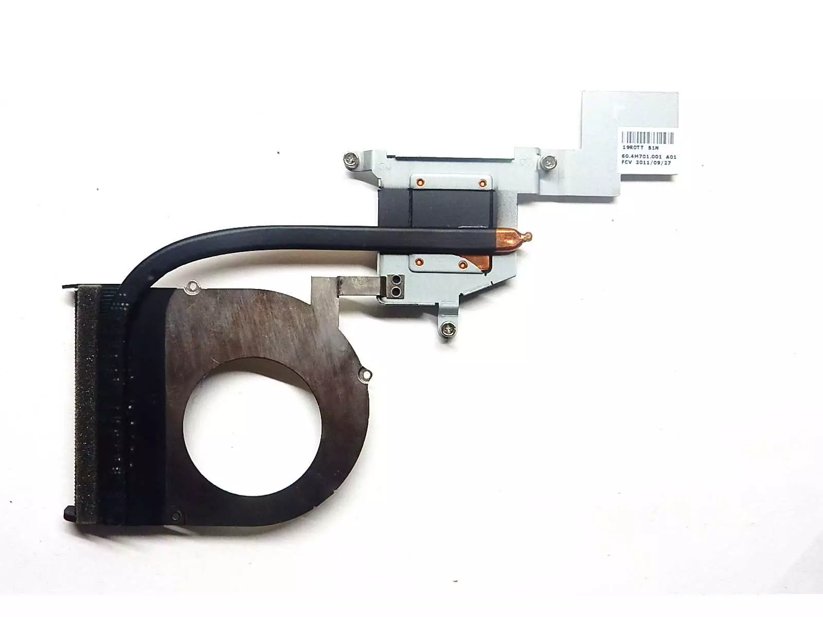 Радиатор, термотрубка 19R0TT 19P024 B1N, 60.4M701.001 A01 Acer Aspire 5560