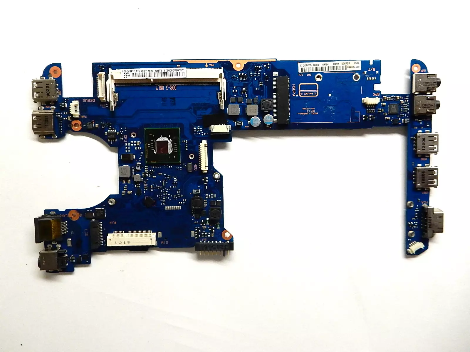 Материнская плата (неисправная) LENN0N2-L REV: 1.0 BA41-01748A Samsung NP-NC110