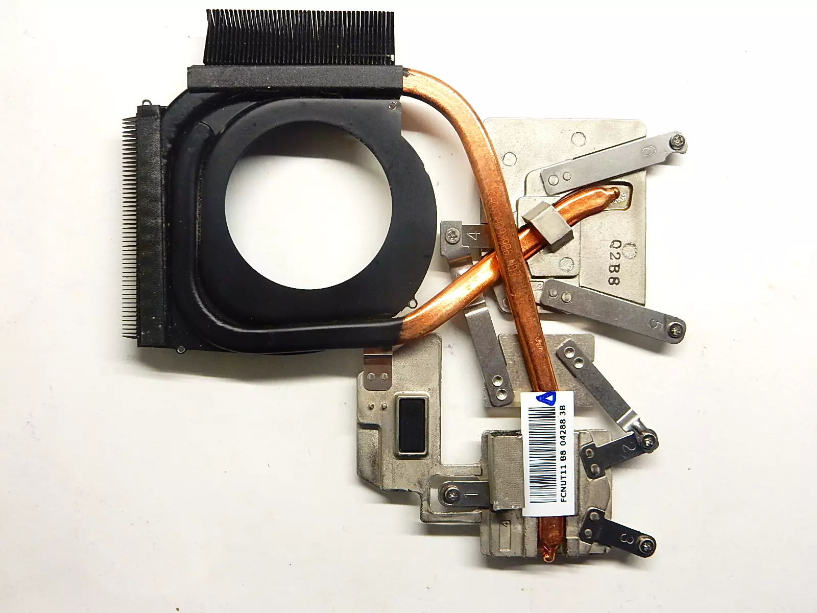 Радиатор, термотрубка FCNUT11 B8 HP Pavilion dv6-2019er dv6-2000