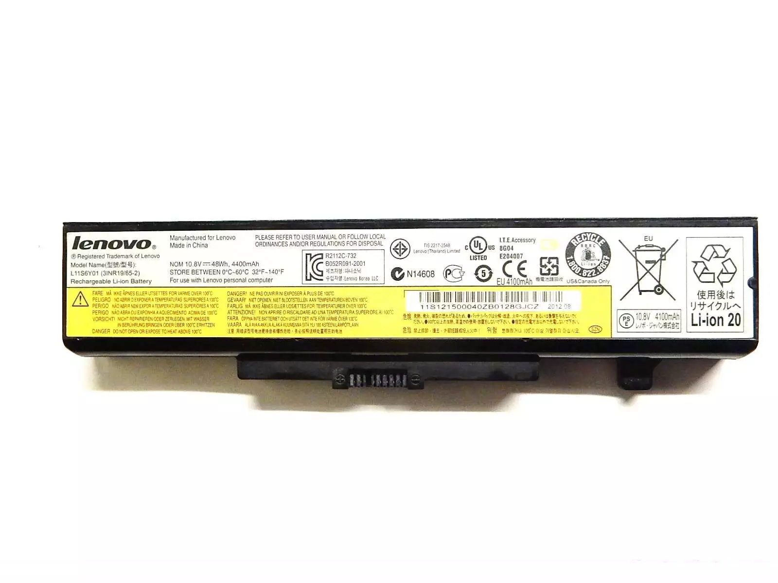 Аккумуляторная батарея L11L6Y01 (износ 34%) для Lenovo