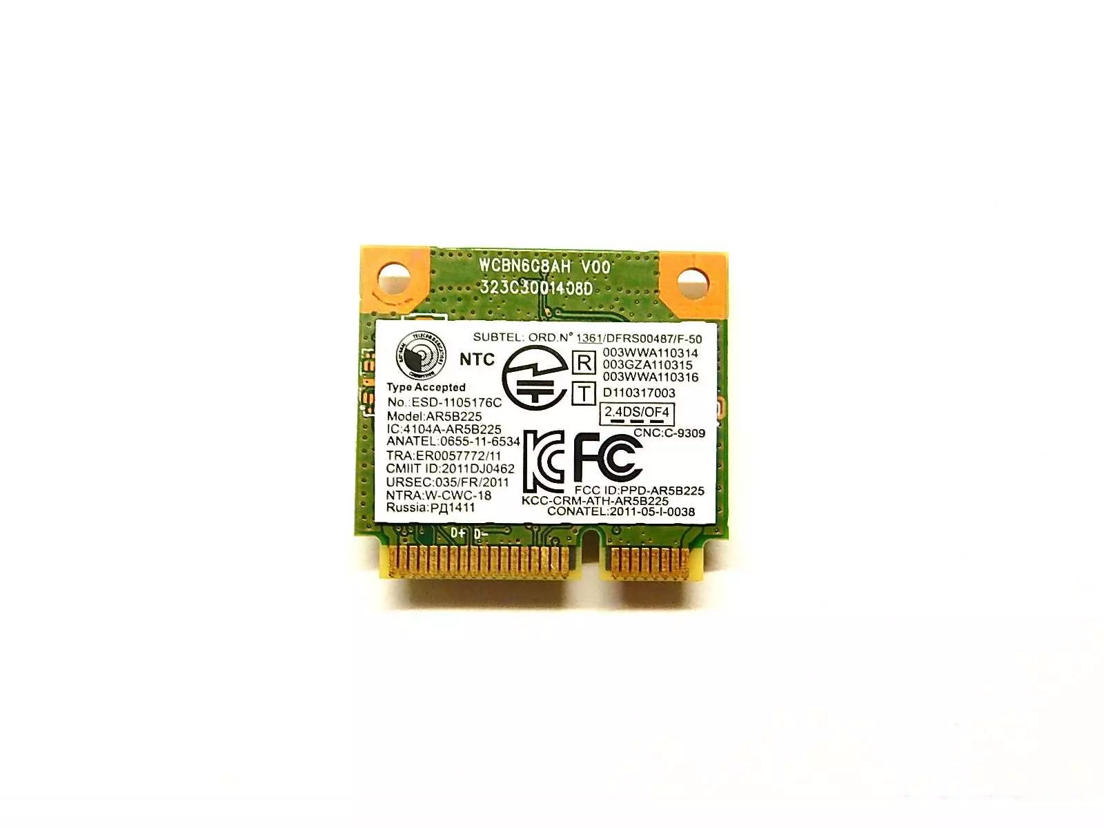 WiFi+Bluetooth модуль Atheros AR5B225