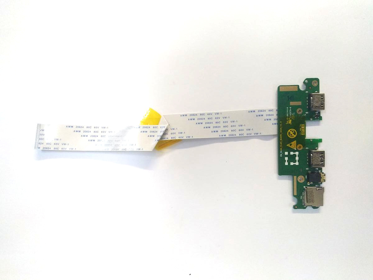 Доп. плата USB, AUDIO, картридера с шлейфом EM_N14A_RJ45_BOARD_3224_V1.0 для Haier U1500ER запчасти для ноутбука