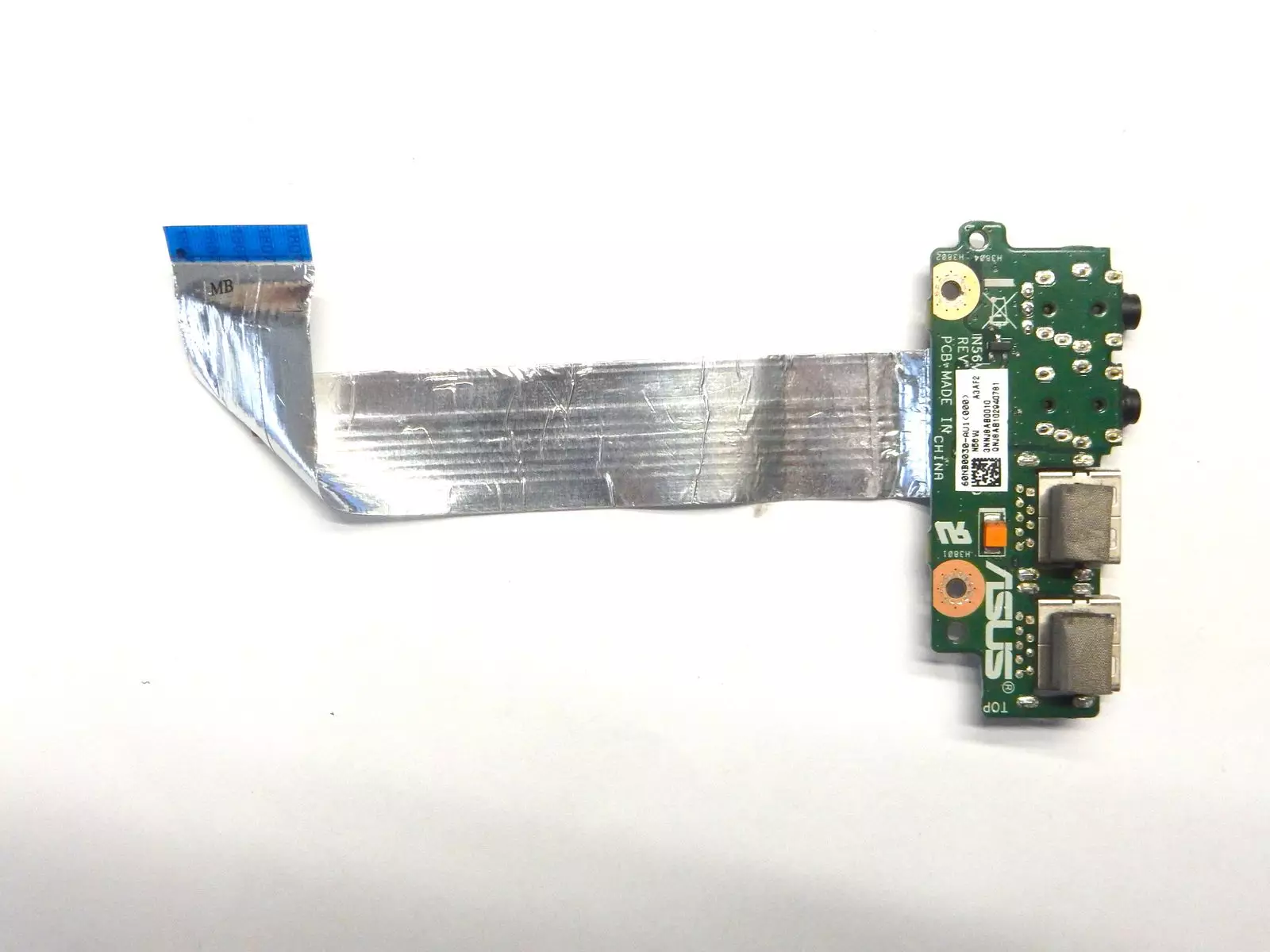 Доп плата AUDIO, USB N56VM AUD IO BOARD REV: 2.3 60NB0030-AU1 с шлейфом Asus N56 N56V
