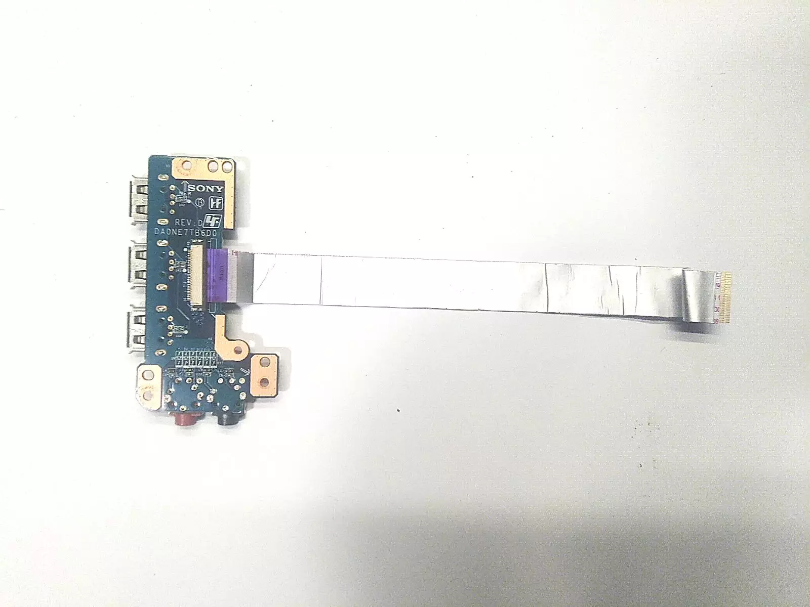 Доп плата USB, AUDIO DA0NE7TB6D0 REV: D с шлейфом Sony Vaio PCG-61511VD
