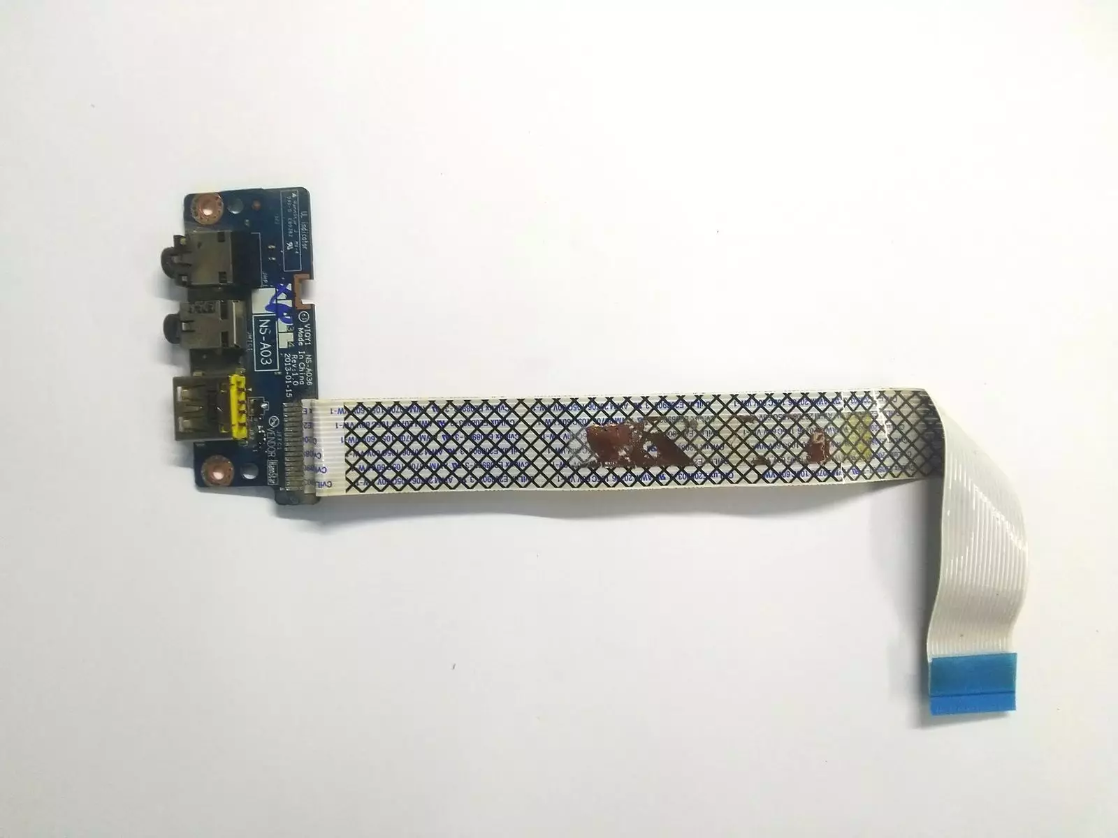 Доп плата USB, AUDIO VIQY1 NS-A036 Rev: 1.0 с шлейфом QIQY6 NBX0001760J для Lenovo Y500