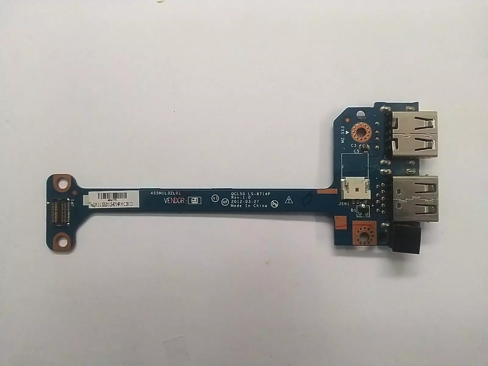 Доп плата USB QCL50 LS-8714p REV.1.0 для HP m6-1000