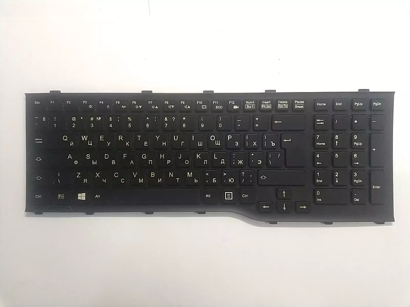 Клавиатура (неисправная) на кнопки CP575628-01 MP-11L66003D852 REV: A Fujitsu NH532