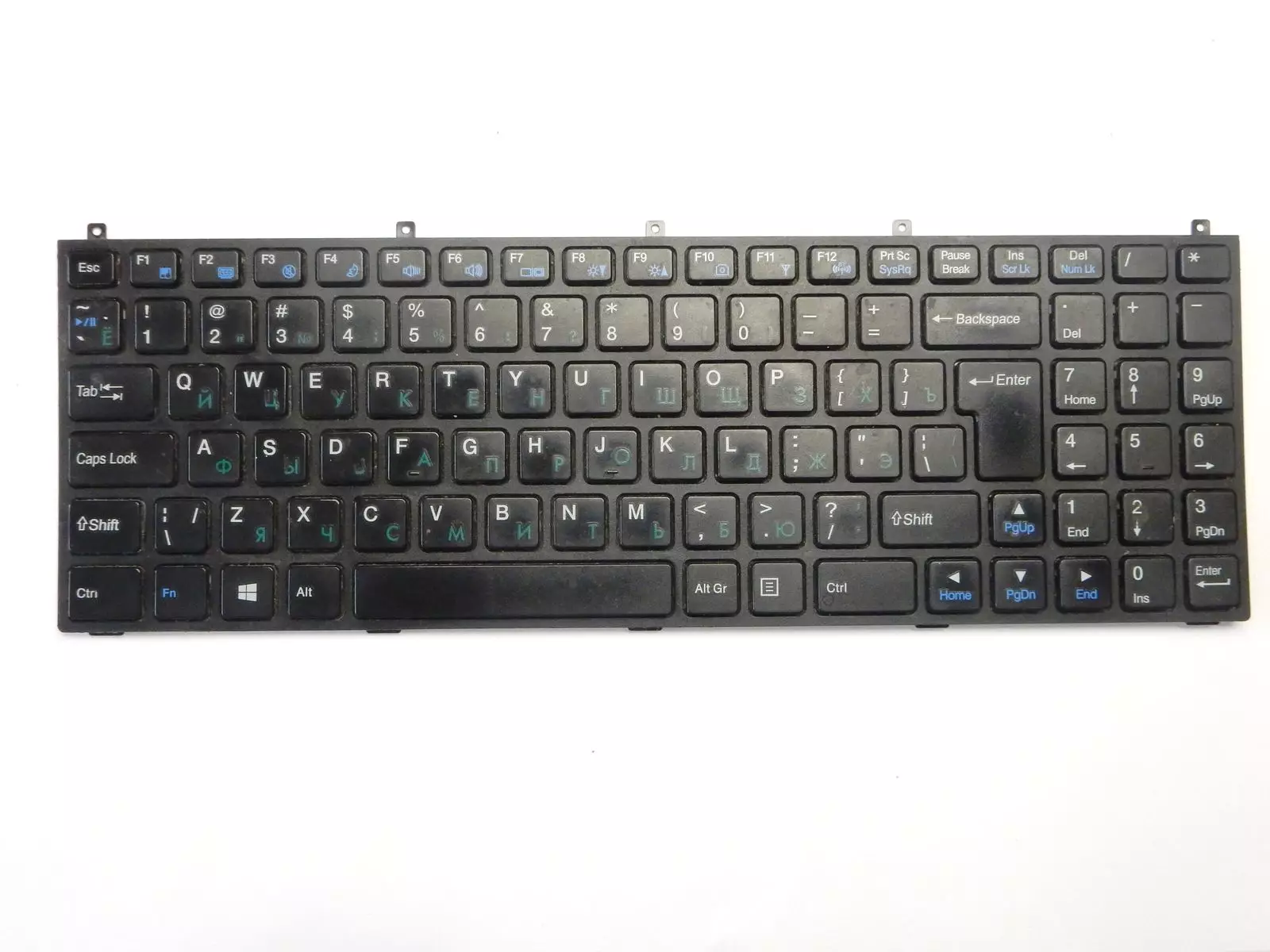 Клавиатура (неисправная) на кнопки MP-08J46SU-4306W REV: 0 6-80-M9800-283-1D DNS C5500Q C5501Q W270EGQ (0161133)