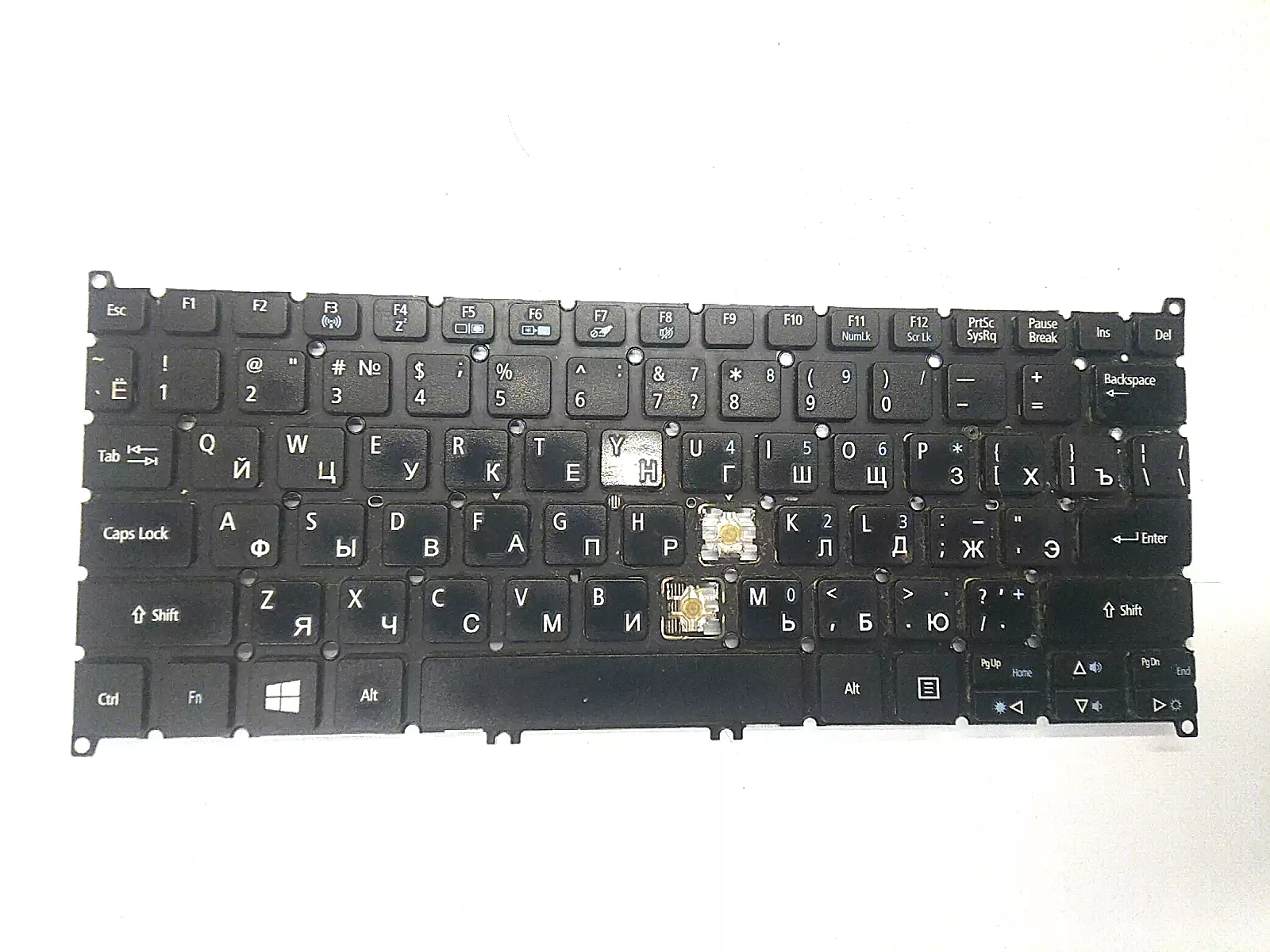 Клавиатура (неисправная на кнопки) NSK-R7CSQ AEZHJ700020  REV: 3B 9Z.N9RSQ.C0R Acer Aspire ES1-131