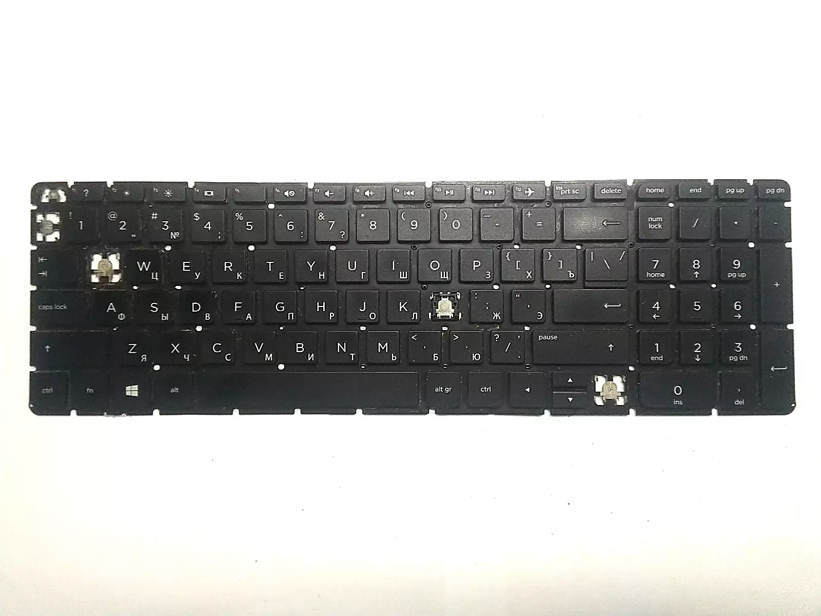 Клавиатура (неисправная на кнопки) для 852041-251 490.08C07.0S0R RU V151830AS3 HP