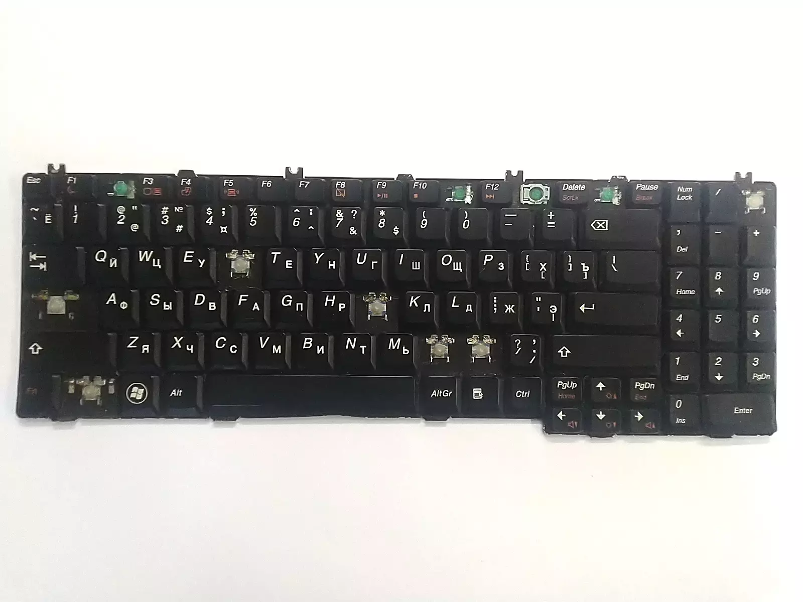 Клавиатура неисправная (на кнопки) 25011333 MP-10C13SU-686 A3SL-RU для Lenovo G550, B550, B560, V560, G555