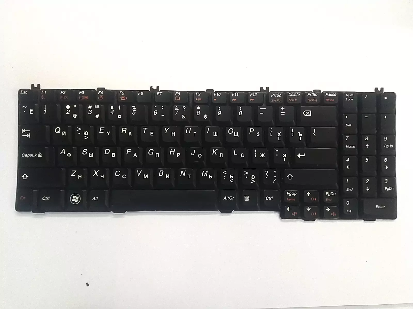 Клавиатура неисправная (на кнопки) 25011333 MP-10C13SU-686 A3SL-RU для Lenovo G550, B550, B560, V560, G555