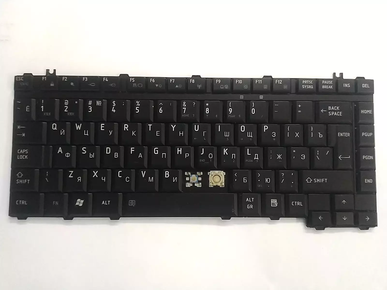 Клавиатура неисправная (на кнопки) 6037B0026808 MP-06866SU-9304 для Toshiba A300 L510 L515 L300 L305 L300D L305D M200 M205 A200 A205 A215 A305 L450 L455