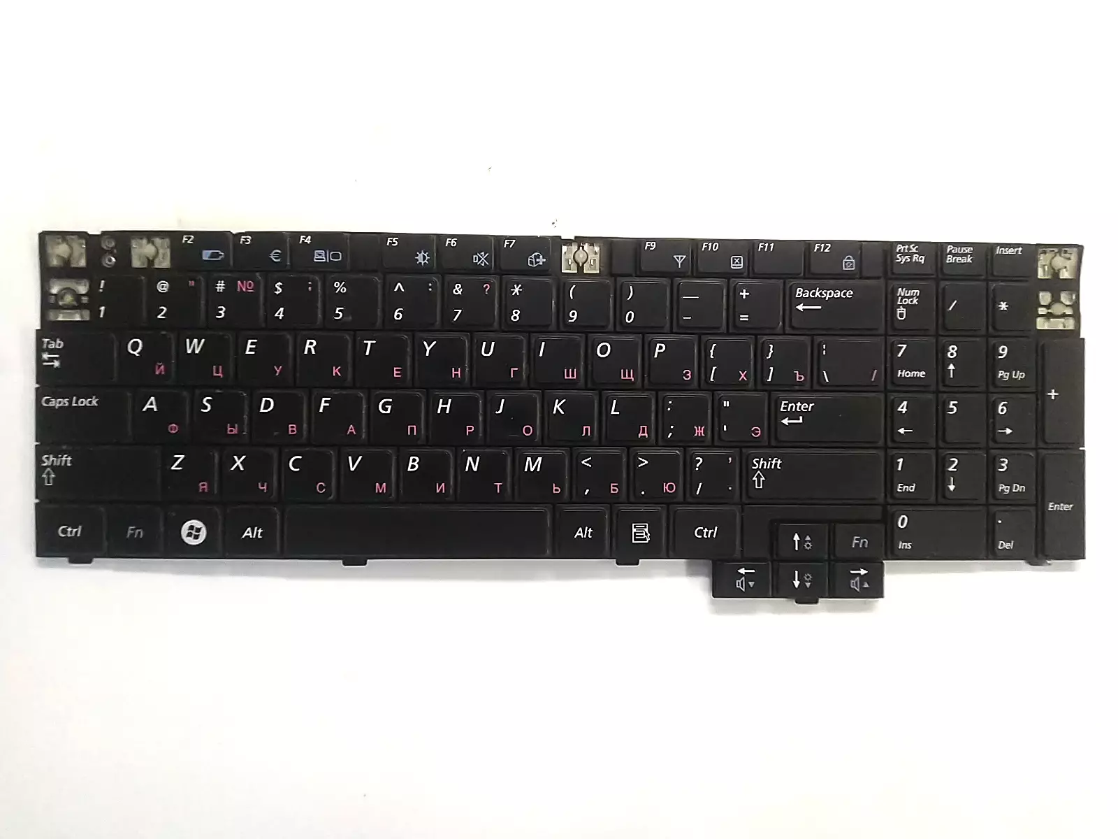 Клавиатура неисправная (на кнопки) CNBA5902832CB 9Z.N5LSN.00R Samsung R525 R528 R530 R540 RV510