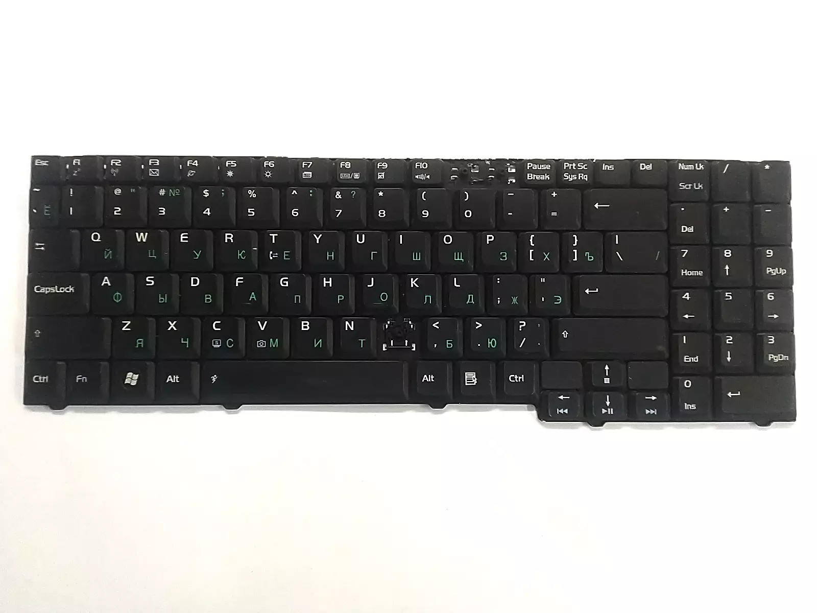 Клавиатура неисправная (на кнопки) MP-03753SU-5285, 04GND91KRU10792 для Asus F7, M51, X56