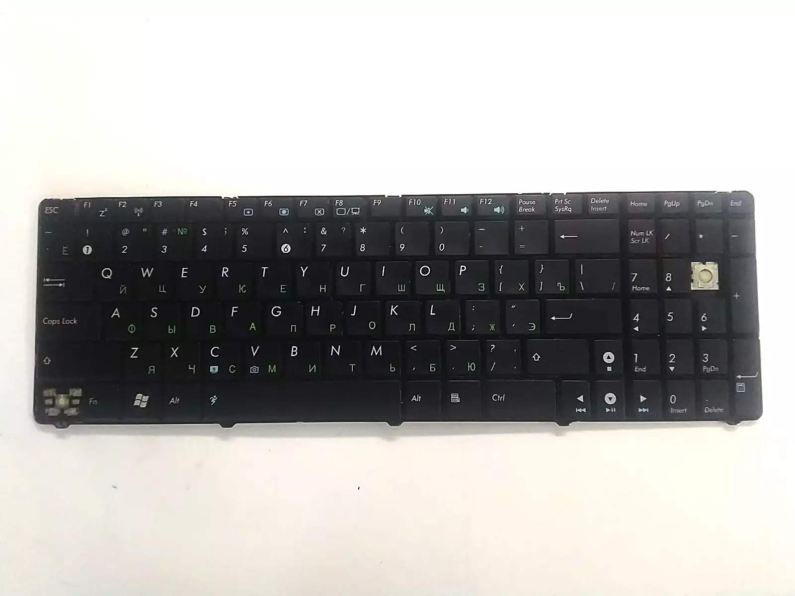 Клавиатура неисправная (на кнопки) MP-07G73SU-5283, 0KN0-EL1RU02 04GNV91KRU00-2 Asus K70 K61 K60 K51 K50 F52 X5 X70