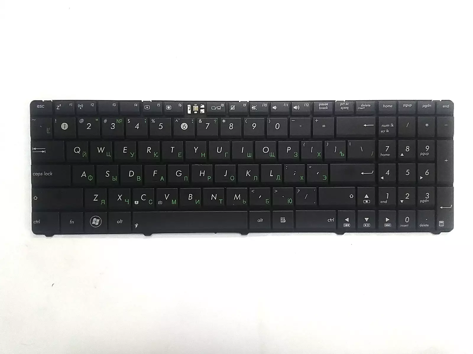 Клавиатура неисправная (на кнопки) MP-10A73SU6528 04GNZX1KRU00 Asus K52 K53 G73 A52 G60