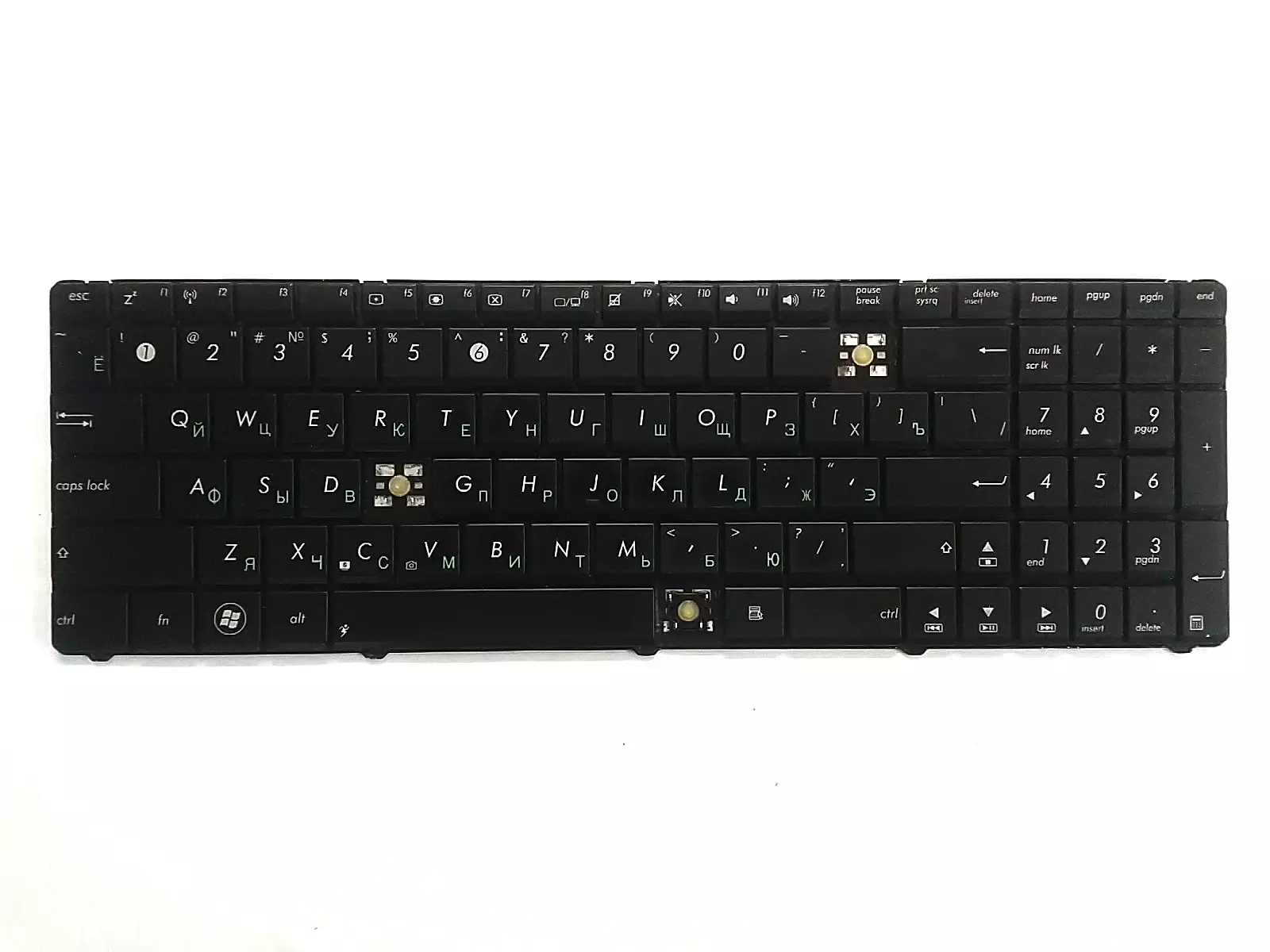 Клавиатура неисправная (на кнопки) PK130J23A05 REV: 0A SG-47600-XAA SN7114 для Asus K53T K53U K73T X53B X53U