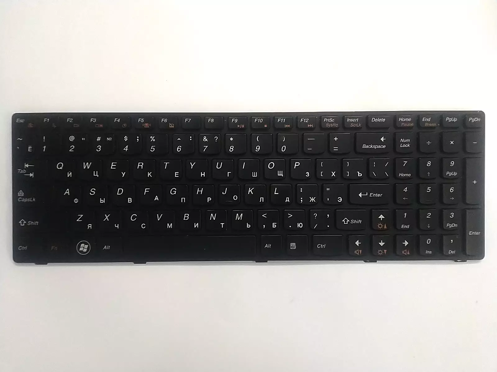 Клавиатура неисправная (на кнопки) T4G8-RU MP-10A3, 25201827, MP-10A33SU-686C для Lenovo