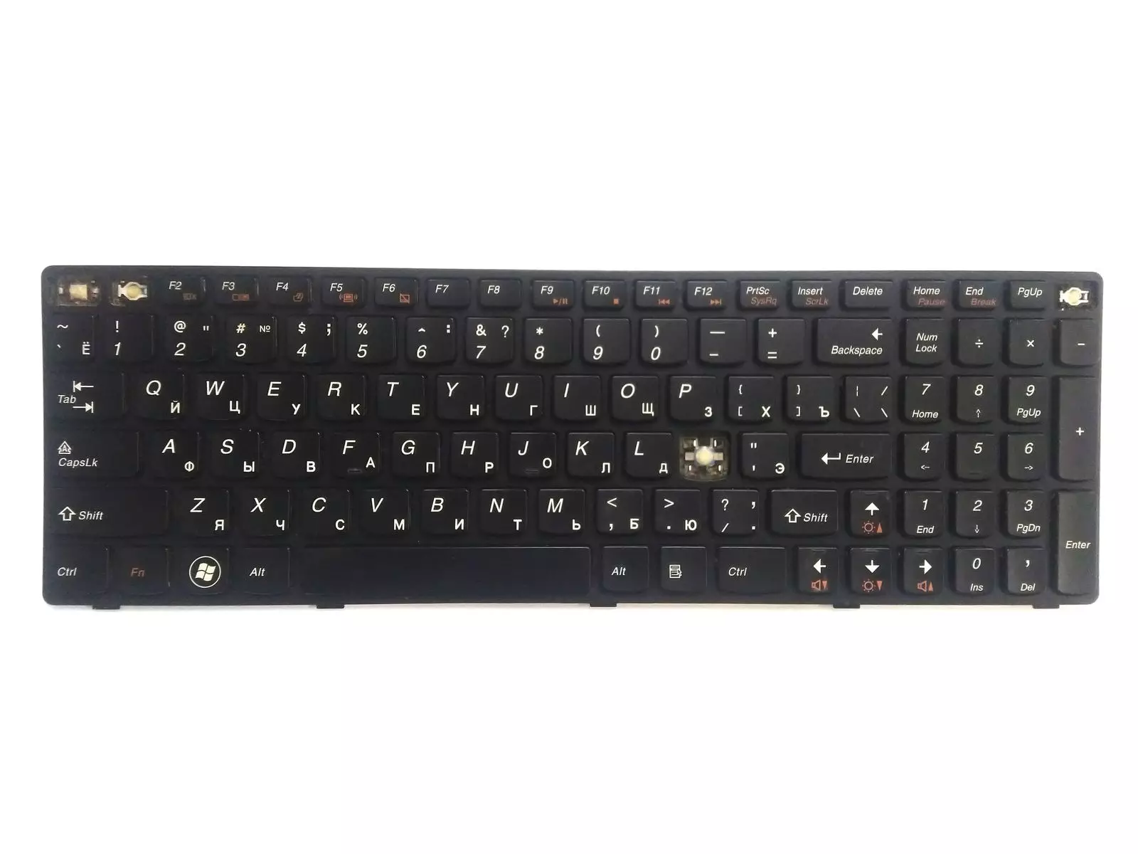 Клавиатура неисправная (на кнопки) T4G8-RU MP-10A3, 25201827, MP-10A33SU-686C для Lenovo