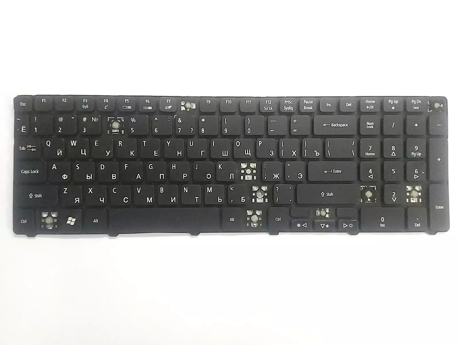 Клавиатура неисправная (на кнопки) V104730DS3 RU 90.4HV07.S0R REV: A1 Acer 5810T 5410T 5820TG и др.