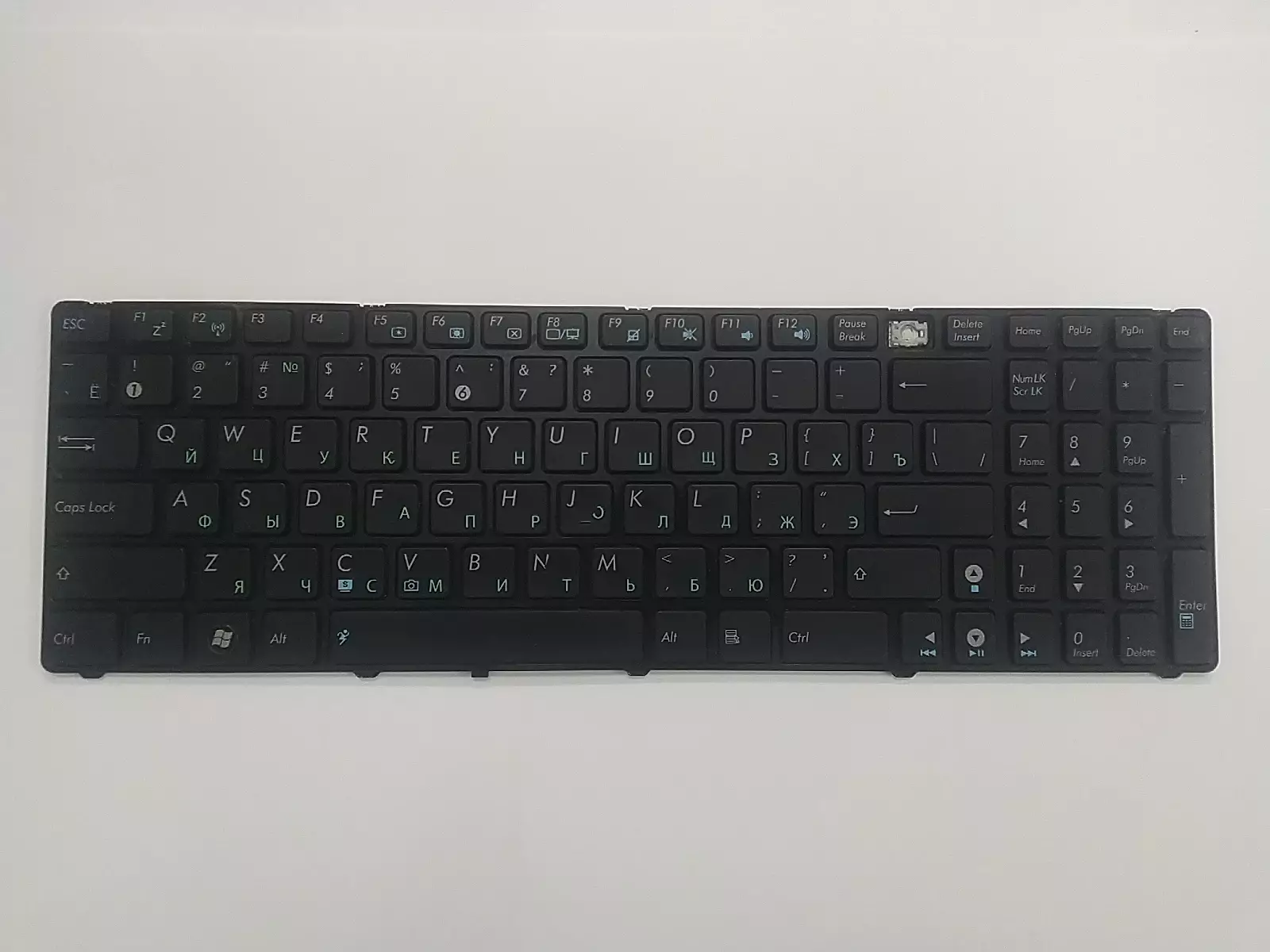 Клавиатура неисправная (на кнопки) V111462AS1 04GNV32KRU00-1 0KN0-E02RU01 для Asus K53 N53 G73 A52J K52J