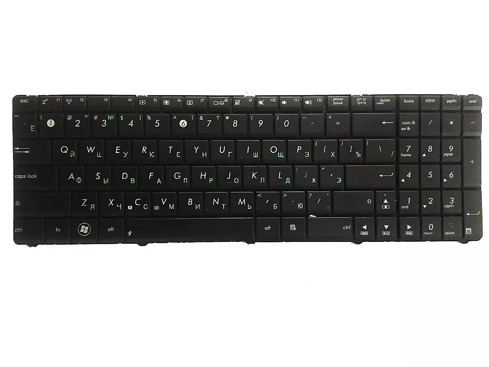 Клавиатура неисправная (на кнопки) V118502AS1 PK130J22A05 70-N5I1K1700 для Asus K53