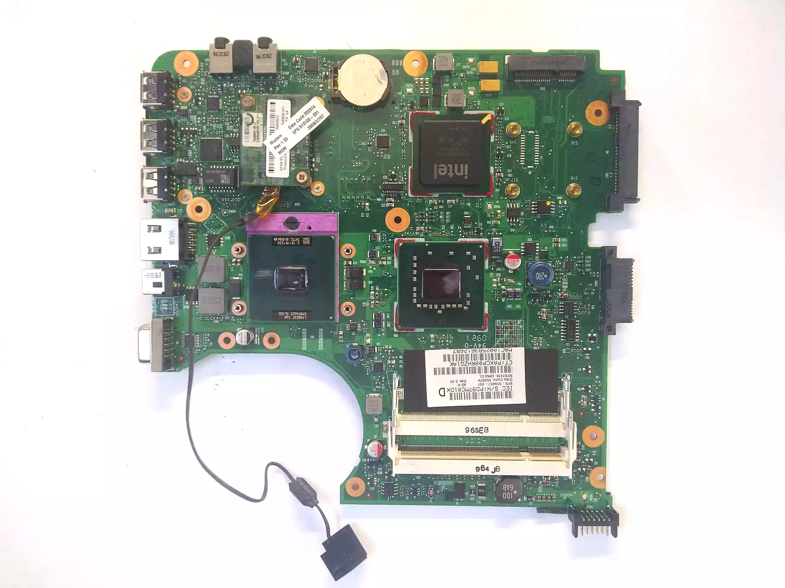 Материнская плата 538407-001 HP Compaq 610