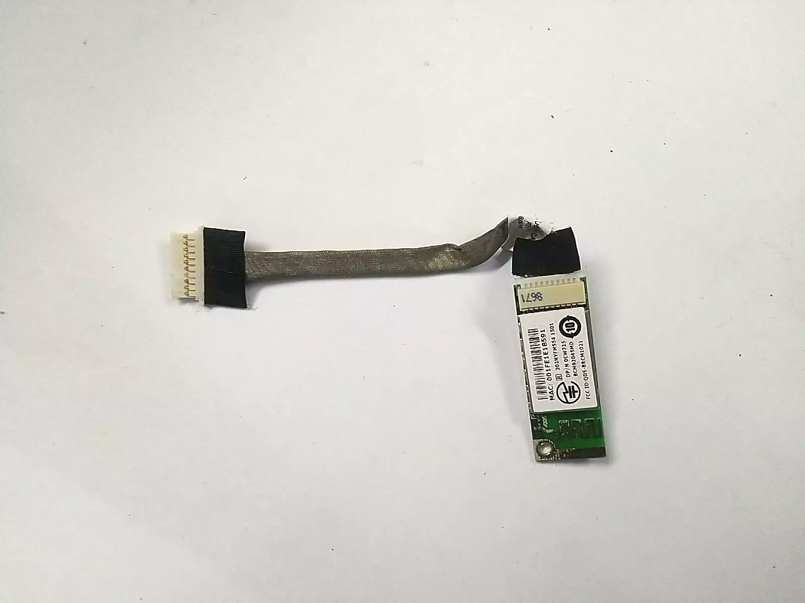 Модуль Bluetooth 0CW725 BCM92045MD с шлейфом 60.4W019.001 DELL Vostro 500 PP29L