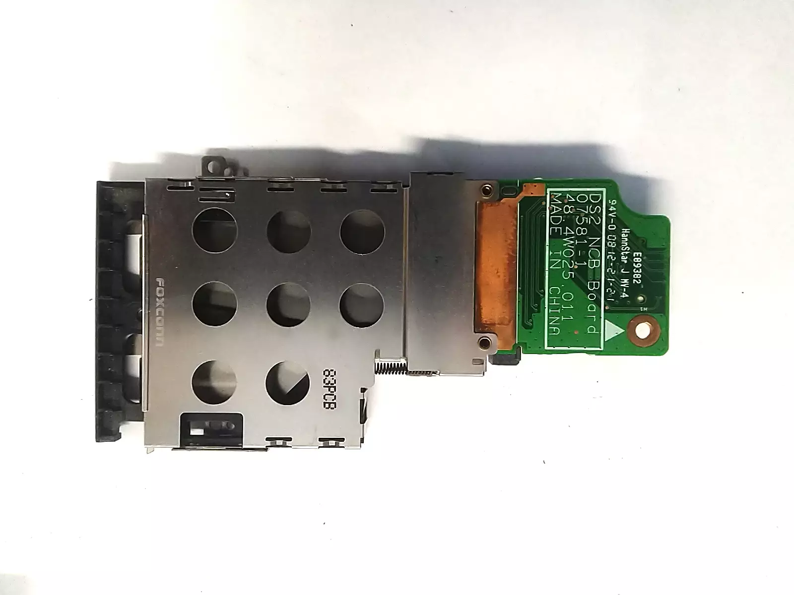 Плата картридера DS2 NCB Board 07581-1 48.4W025.011 DELL Vostro 500 PP29L