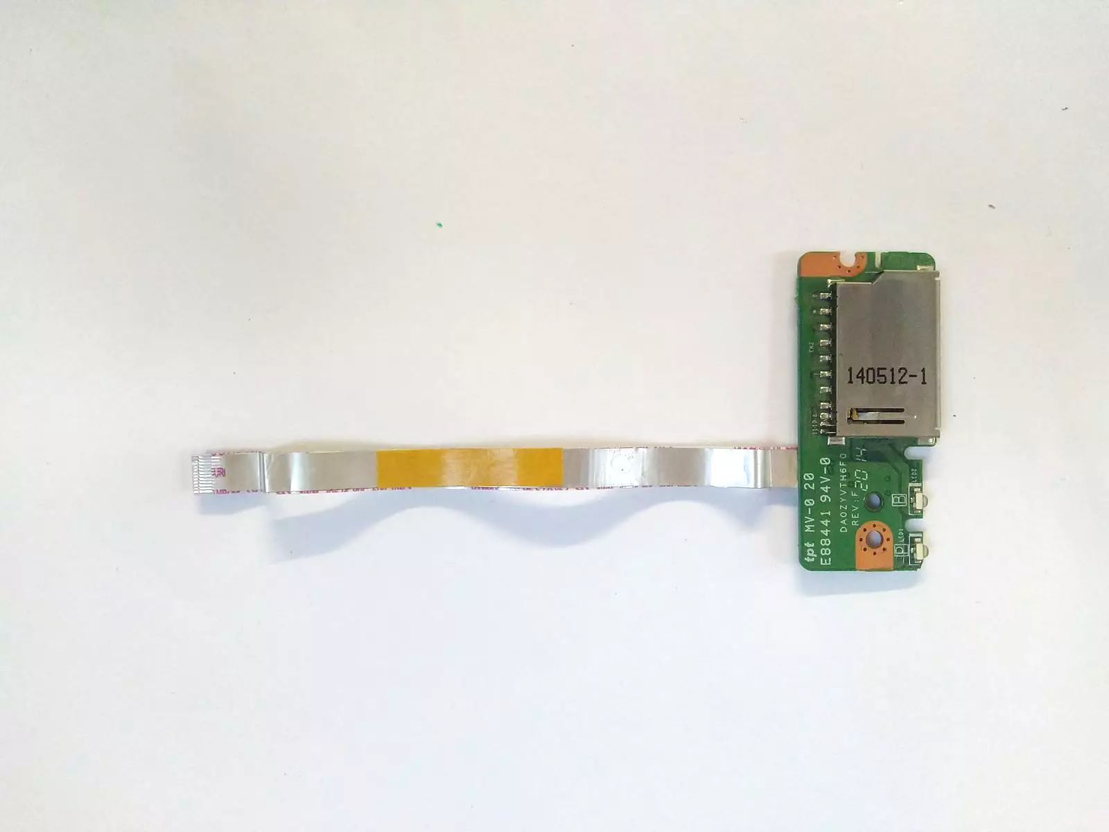 Плата картридера и Led индикации DA0ZYVTH6F0 REV:F с шлейфом DEFC1109041 для Acer Aspire E5-771 E5-721 E5-731