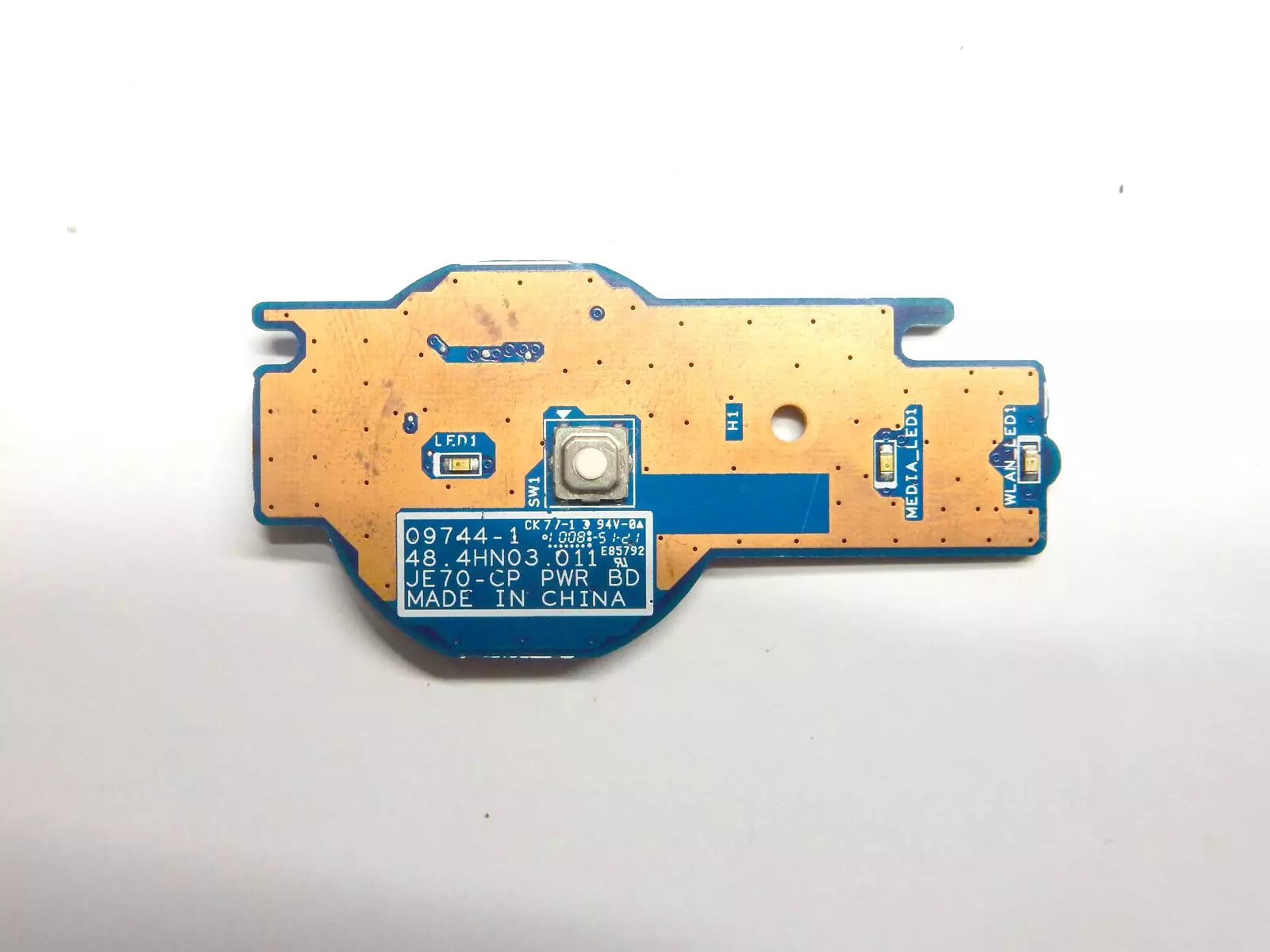 Плата кнопки включения 48.4HN03.011 JE70-CP PWR BD Acer Aspire 7741G
